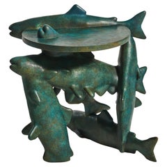 PROJECT MATERIA: Meld Fishies sculptural side table by Laurids Gallée