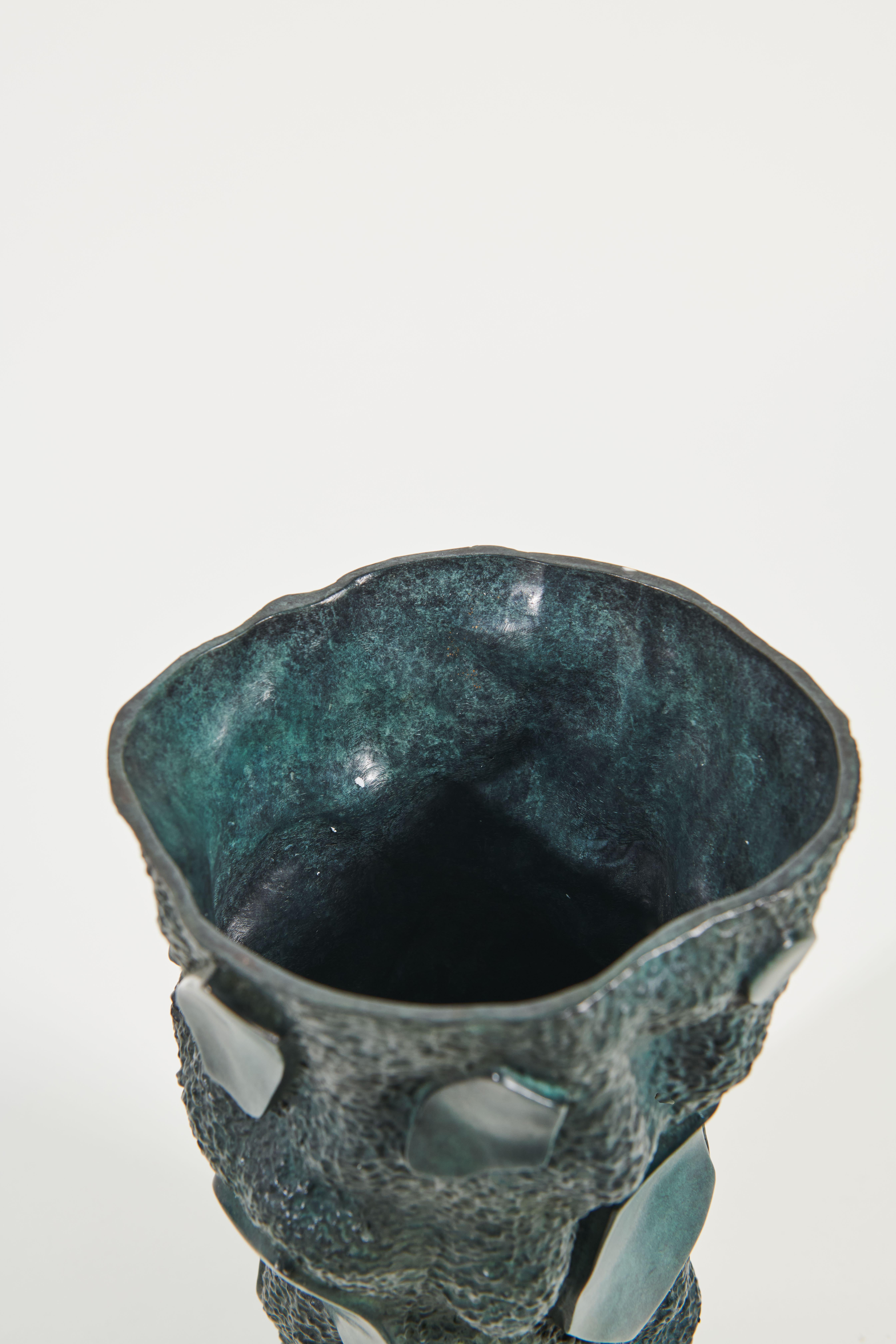 Patinato PROJECT MATERIA: Molten Vase by Jacob Egeberg in vendita