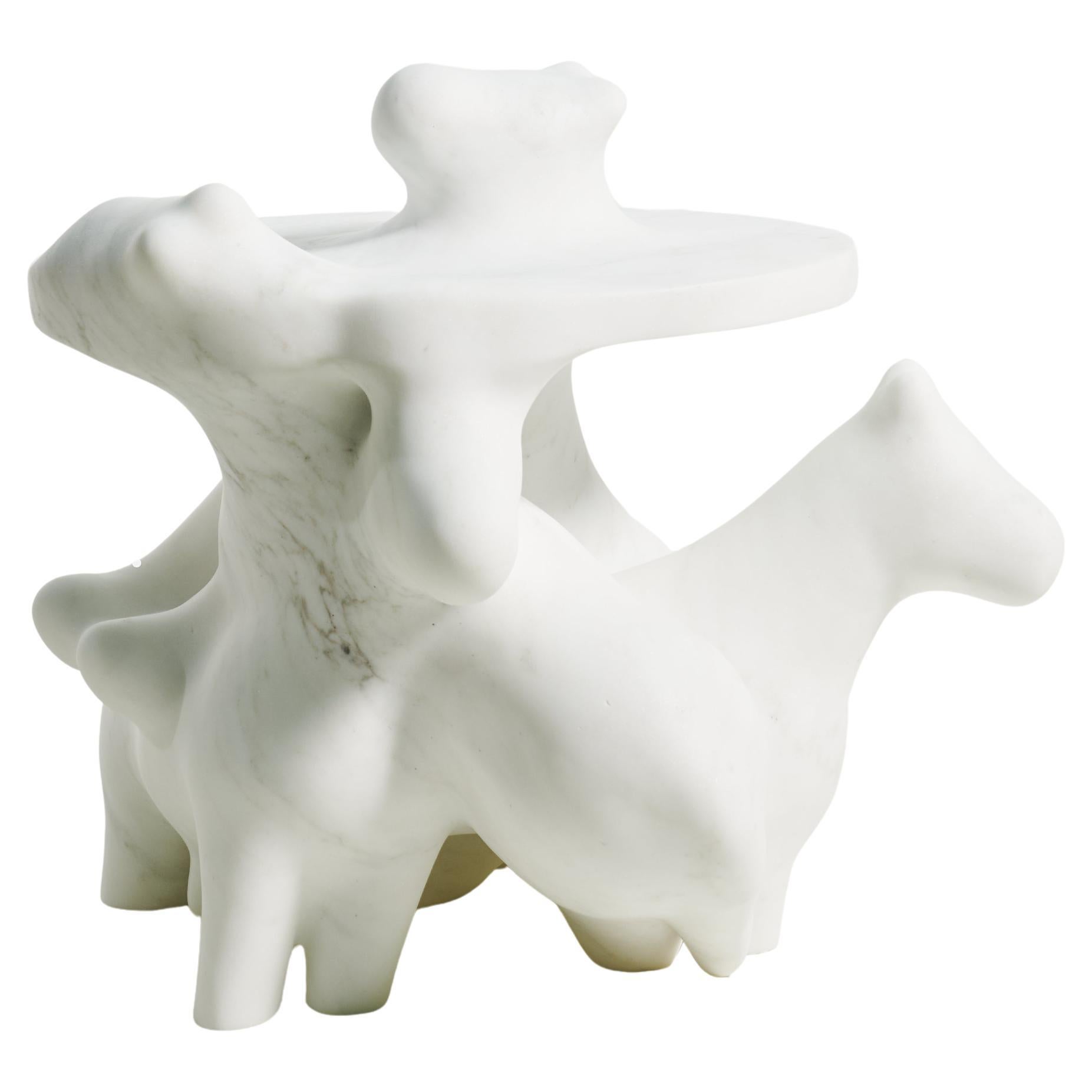 PROJECT MATERIA: Morph Horsies sculptural side table by Laurids Gallée