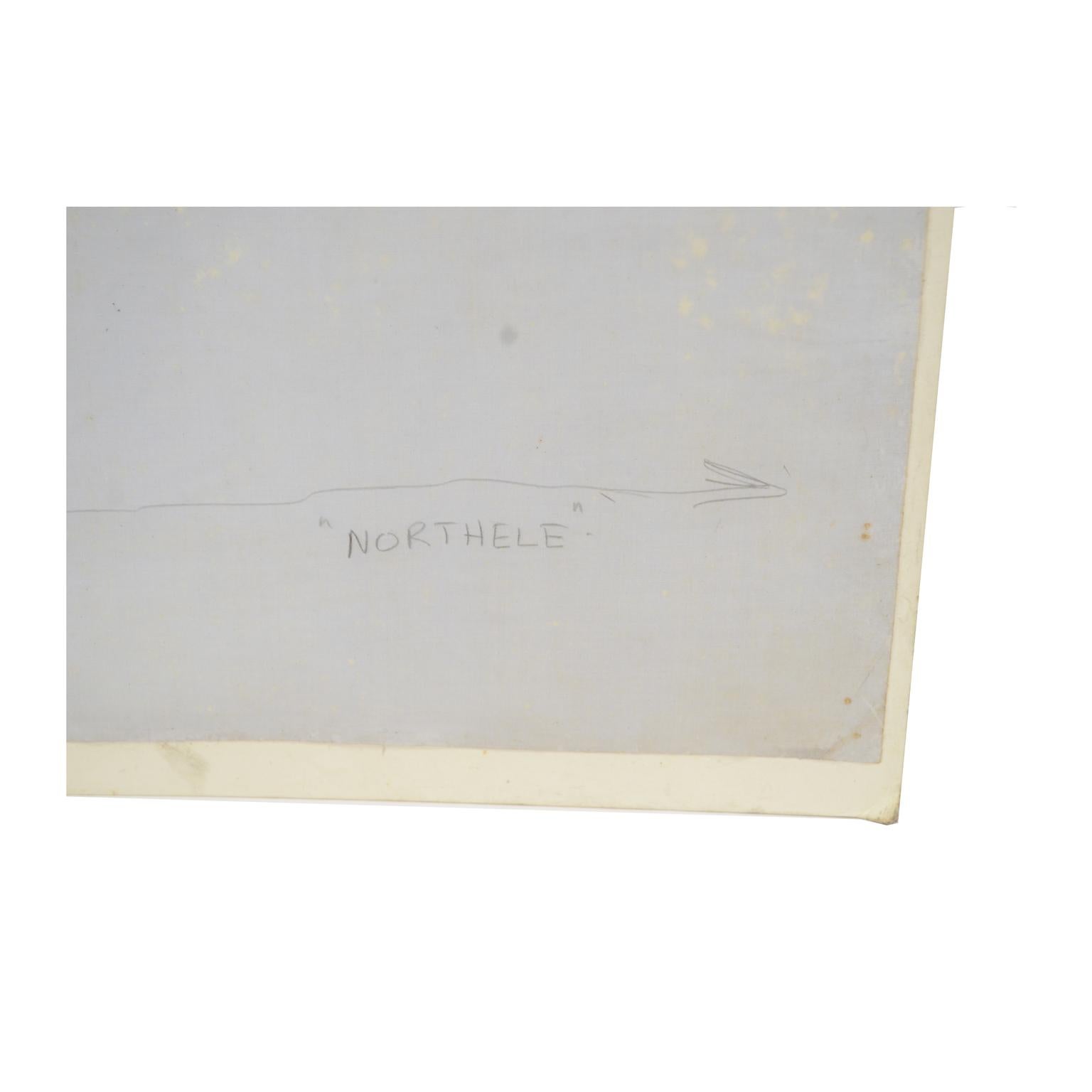 1949 Nautical Project of the Northele Sailing Boat by Berthon Uffa Fox archives For Sale 5