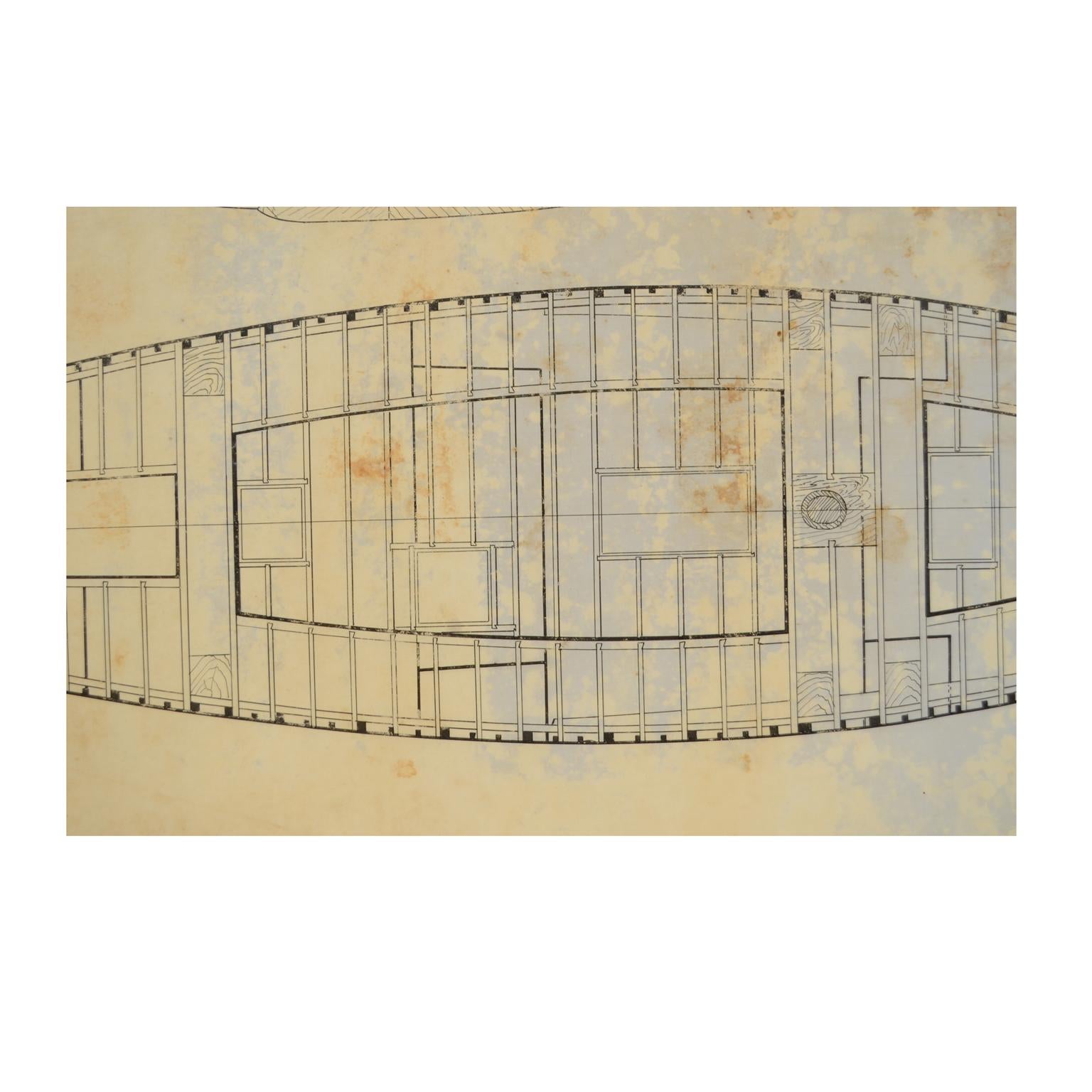 Antikes Projekt des Schiffes Ortac Morgan Giles Shipyard Uffa Fox aus den 1930er Jahren im Angebot 4