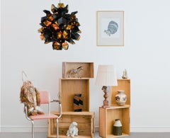 Projekt 666 Sci-Fi Etching by Swedish Graphic Artist Bengt Böckman 1966