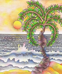 Landscape, Acrylic on Canvas by Modern Artist "In Stock"