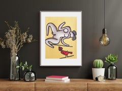 Untitled, Acrylic on Paper by Modern Artist "In Stock"