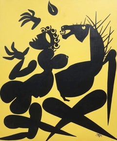 Untitled, Acrylic on Paper by Modern Artist  Prokash Karmakar "In Stock"