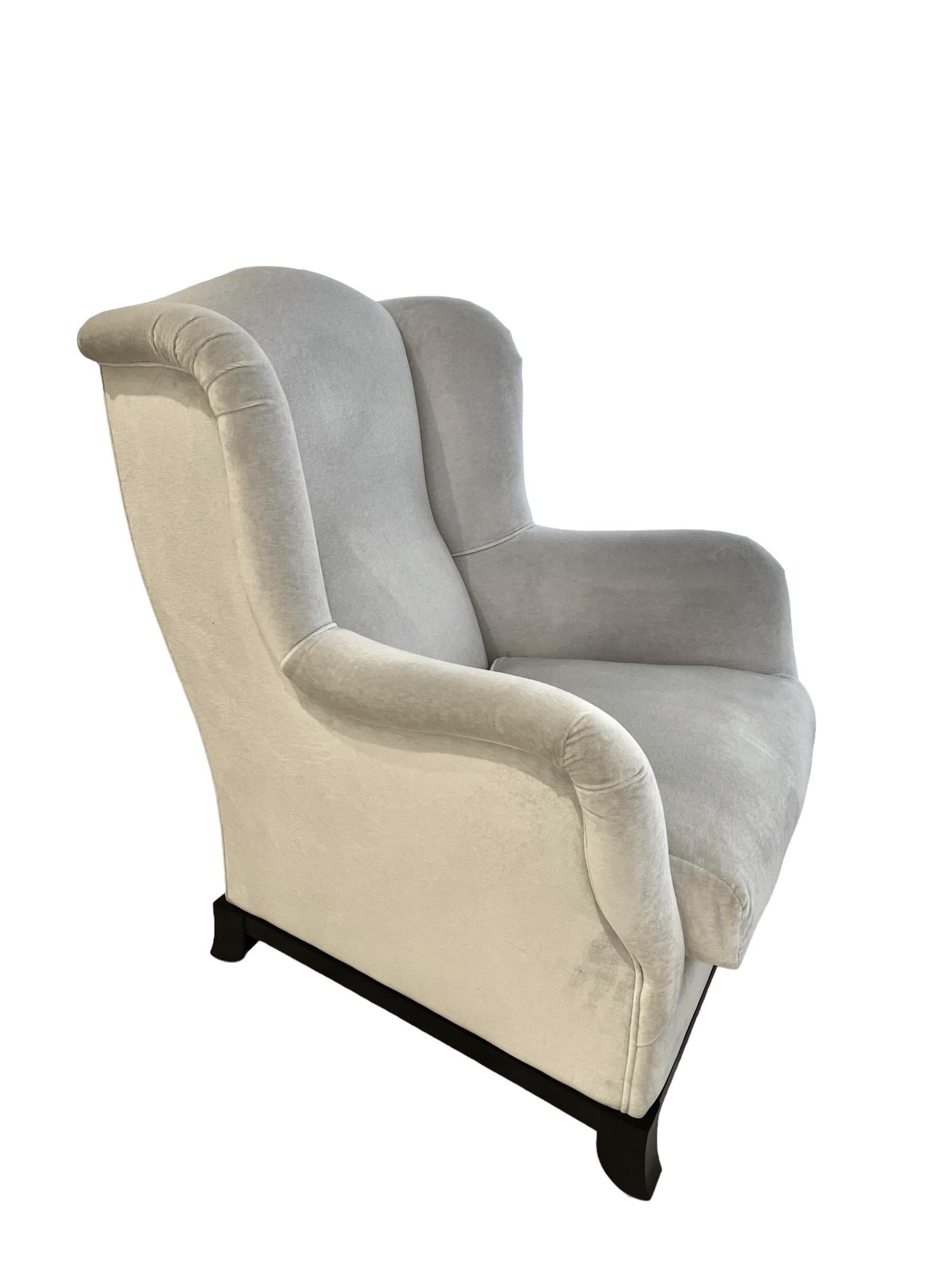 Promemoria Armchair and Pouf 'Ottoman', Madame A In Fair Condition In North Miami, FL