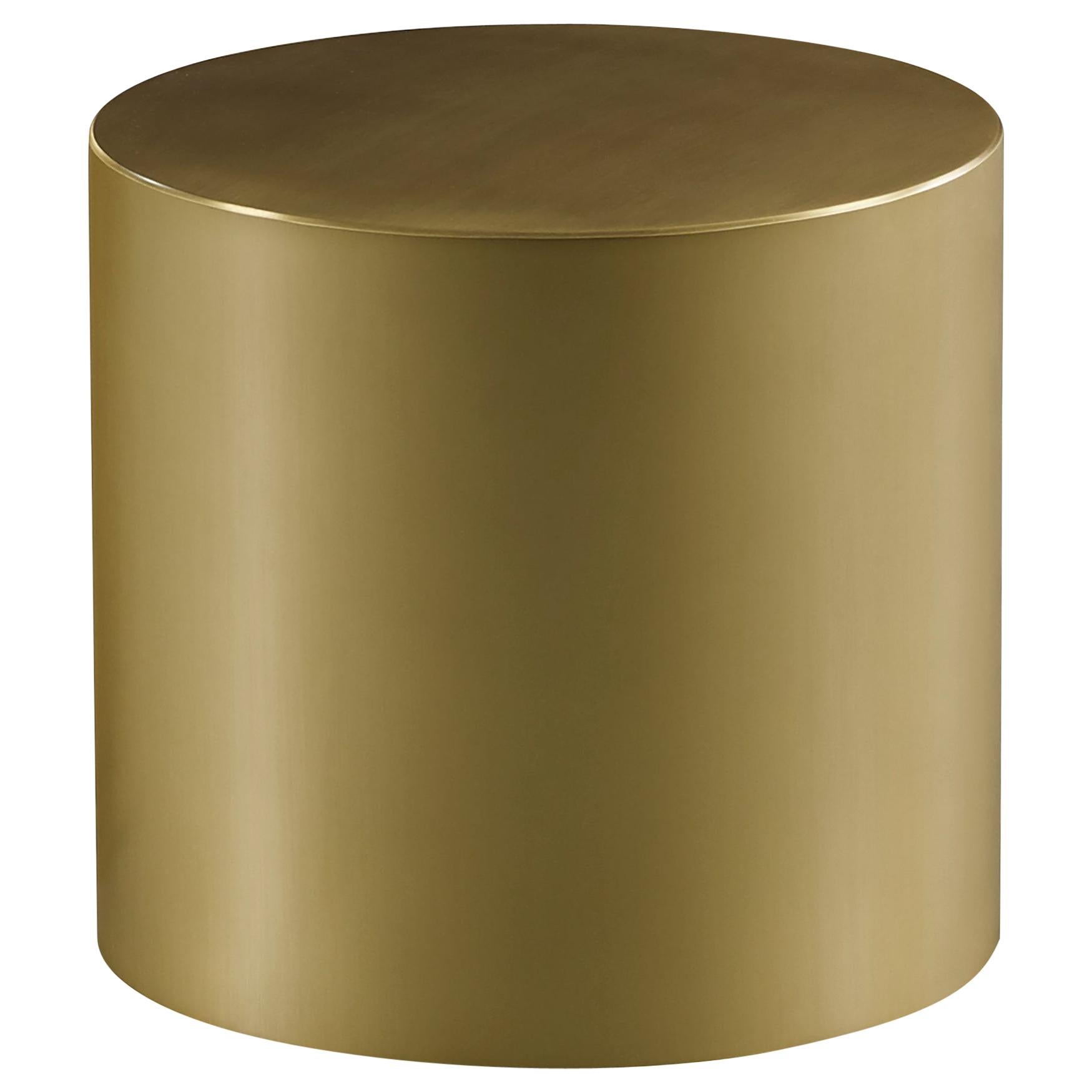 For Sale: Gold (smooth gold bronze.jpg) Promemoria Edo Small Table in Smooth Gold Bronze by Romeo Sozzi