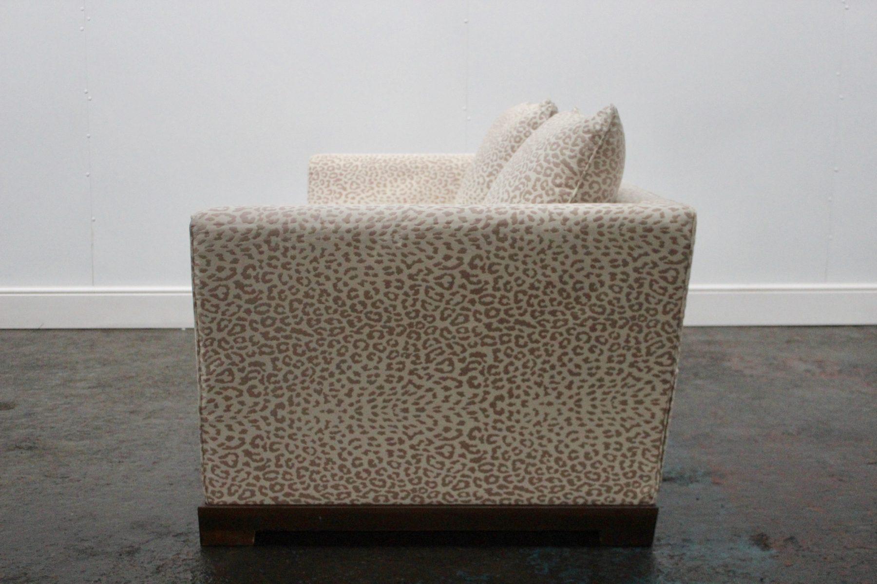leopard print corner sofa