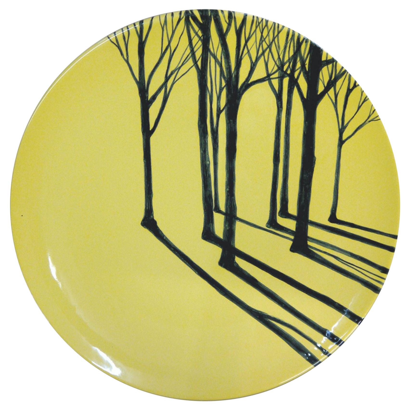 Promenons-Nous Platter, French Hand Painted