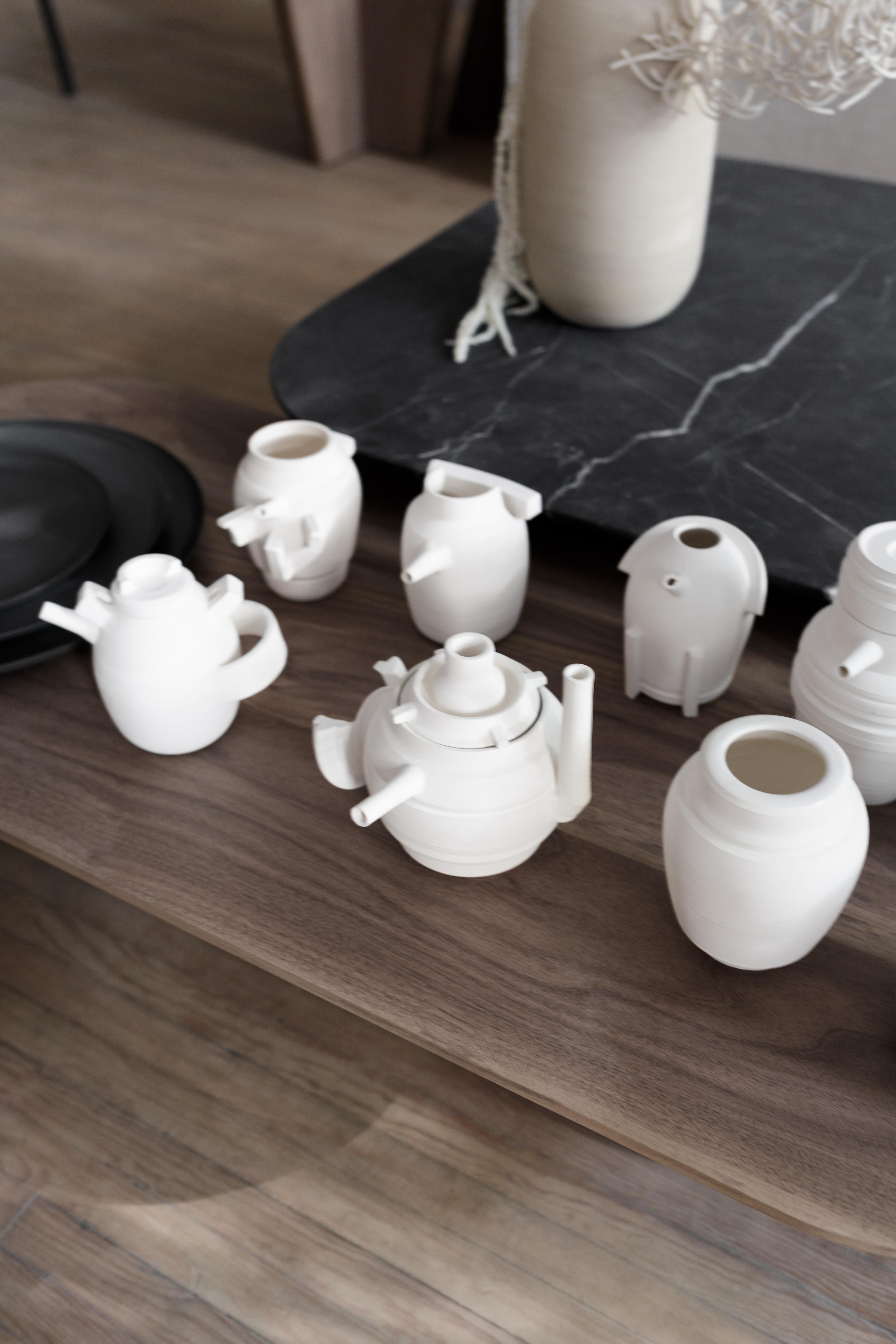 Modern Promesas de Tierra turned ceramic Milk Jug 05