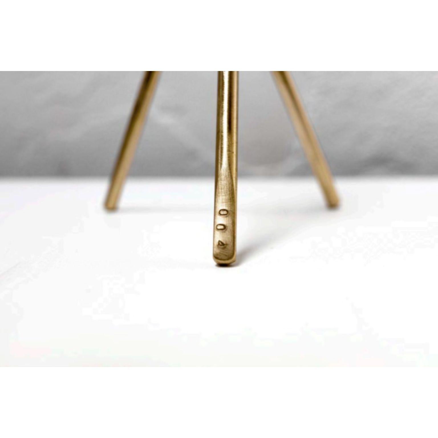 Prometeo Brass Candleholder by Morghen Studio For Sale 3