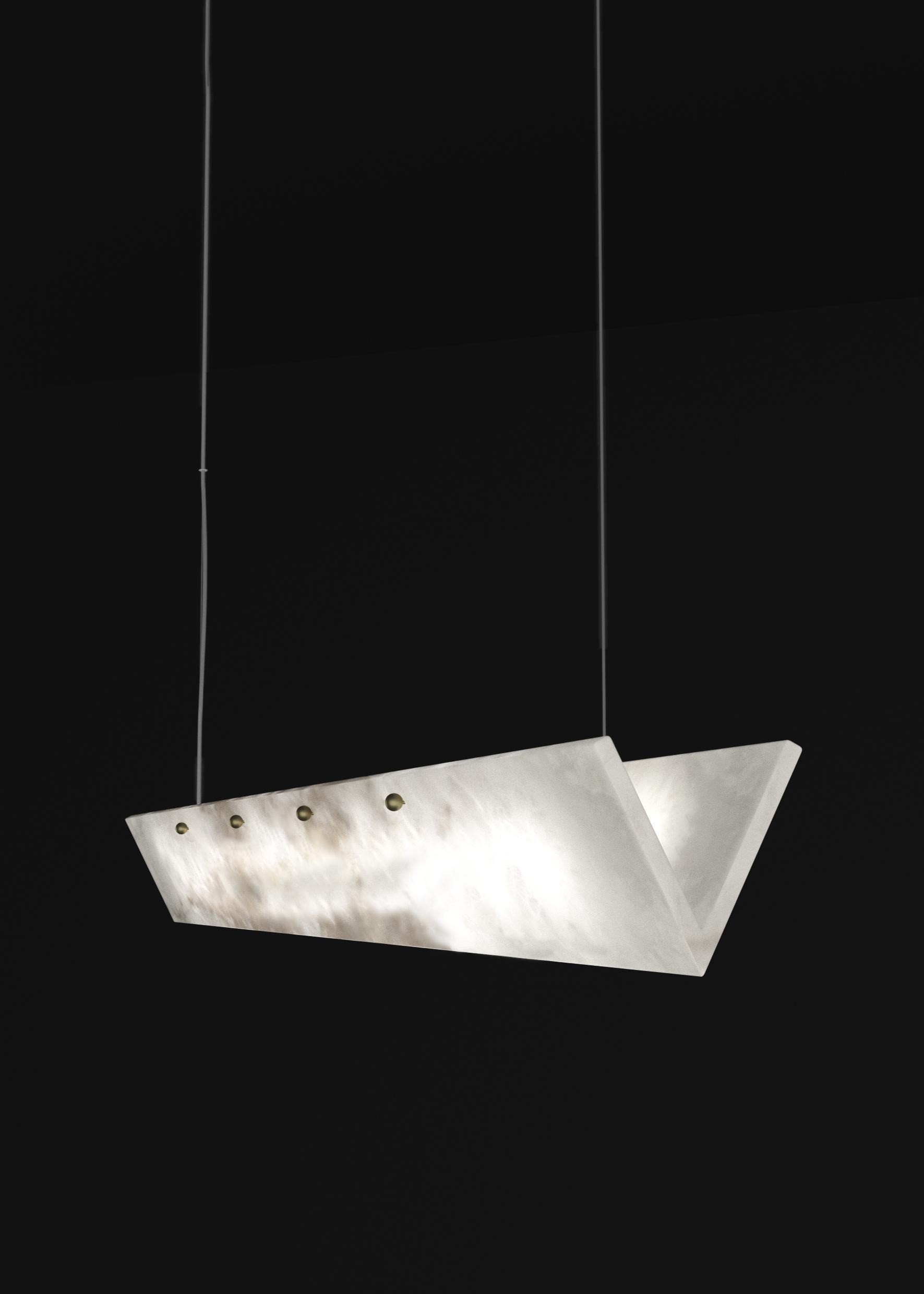Modern Prometeo Pendant Lamp by Alabastro Italiano For Sale