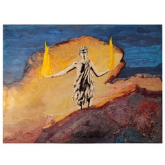 Artwork Wall Panel, Scagliola Decoration Handmade in Italy by Cupioli available