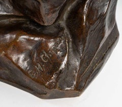 "Prometheus fighting an eagle"