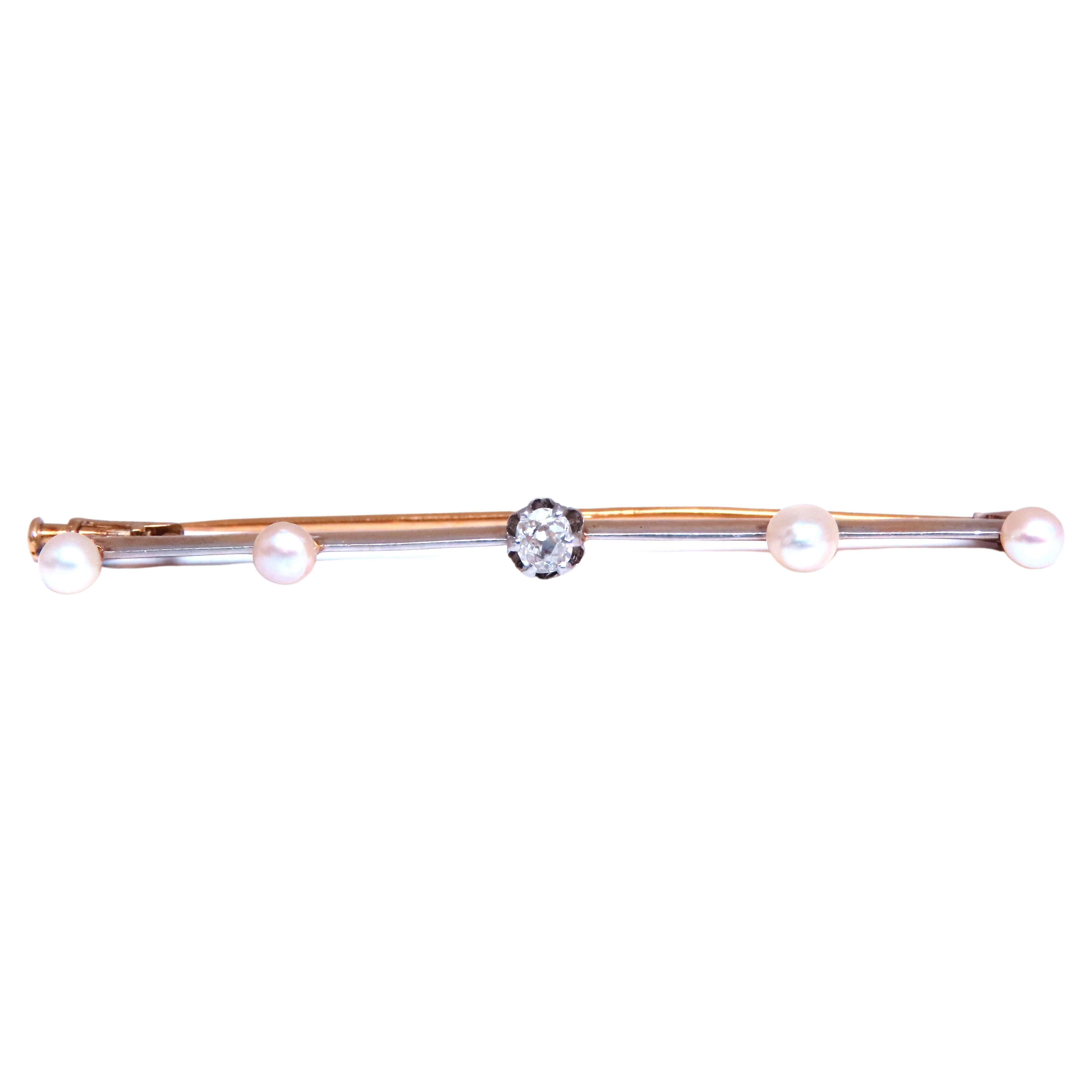 Alfiler de corbata Prominent Estate Elite 0.50ct Diamantes naturales 14kt 12553