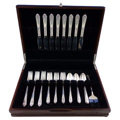 Promise by Royal Crest Silver Set di posate in argento per 8 persone 33 pezzi