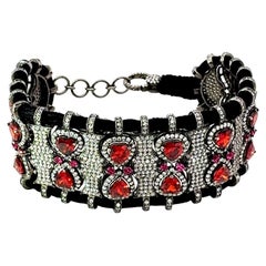 Prong Set Cubic Zirconia Macrame Thread Bracelet for Wedding Gift in Silver
