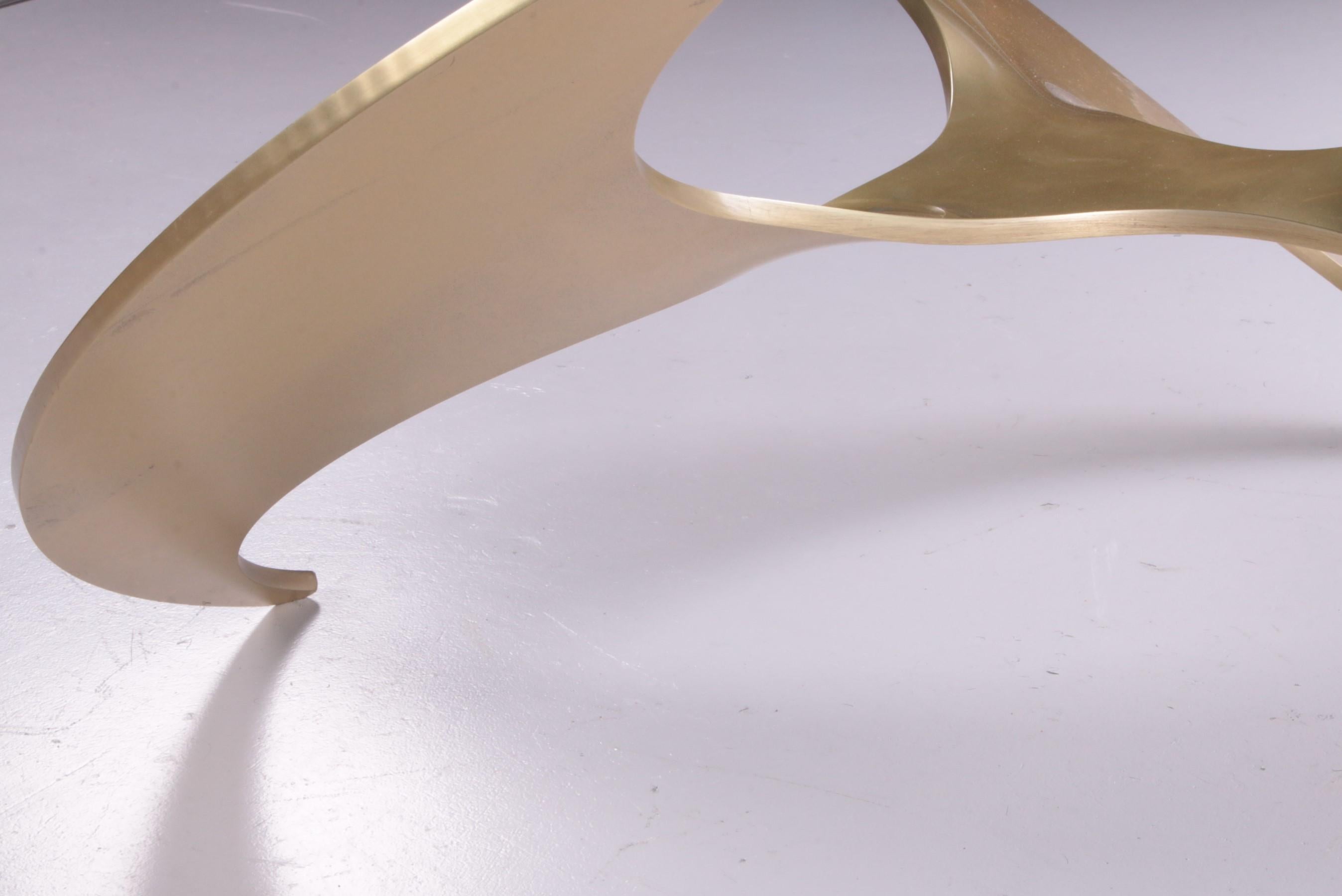 German Propeller Coffee Table by Knut Hesterberg for Ronald Schmitt, 1960s