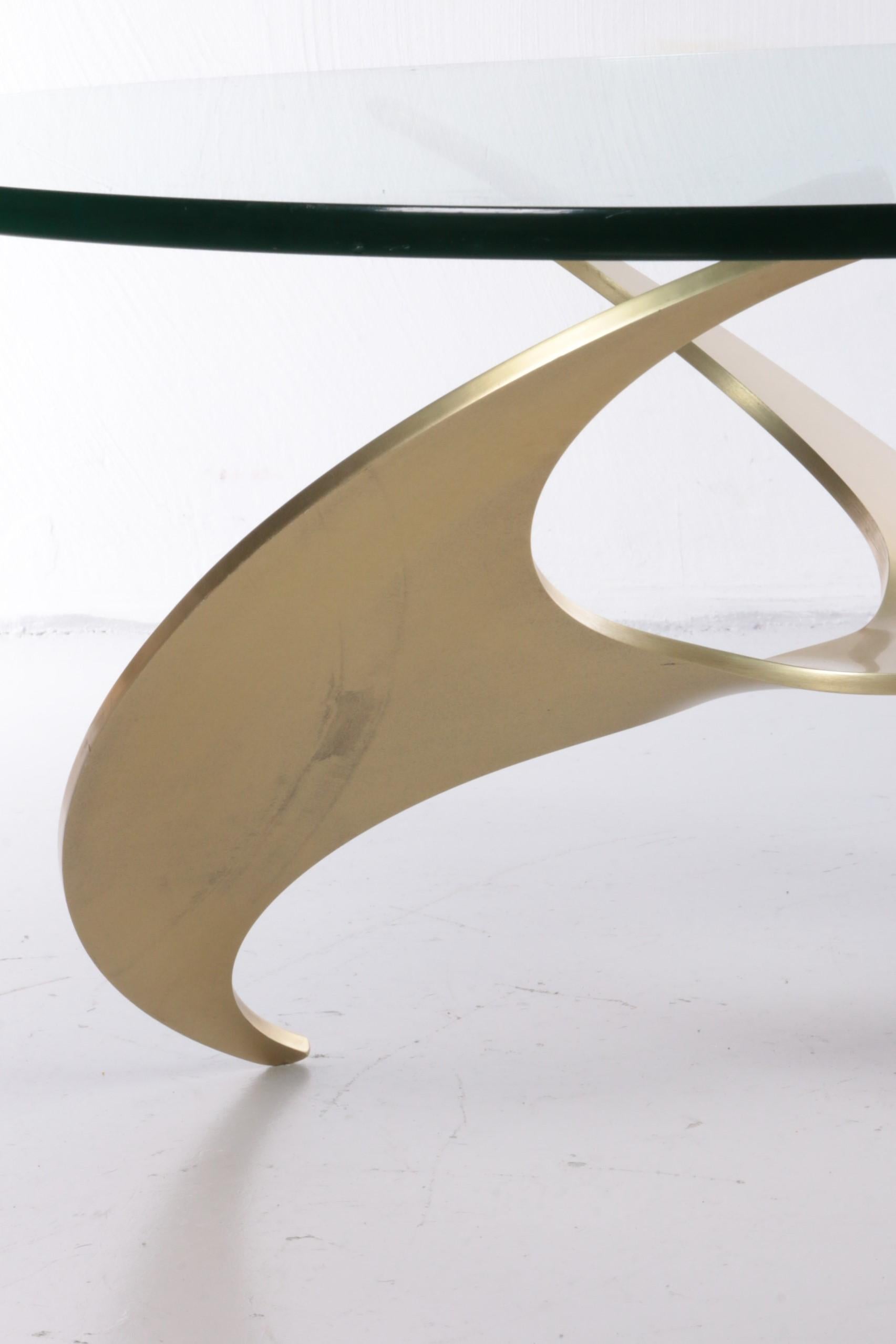 Propeller Coffee Table by Knut Hesterberg for Ronald Schmitt, 1960s In Good Condition In Oirlo, LI