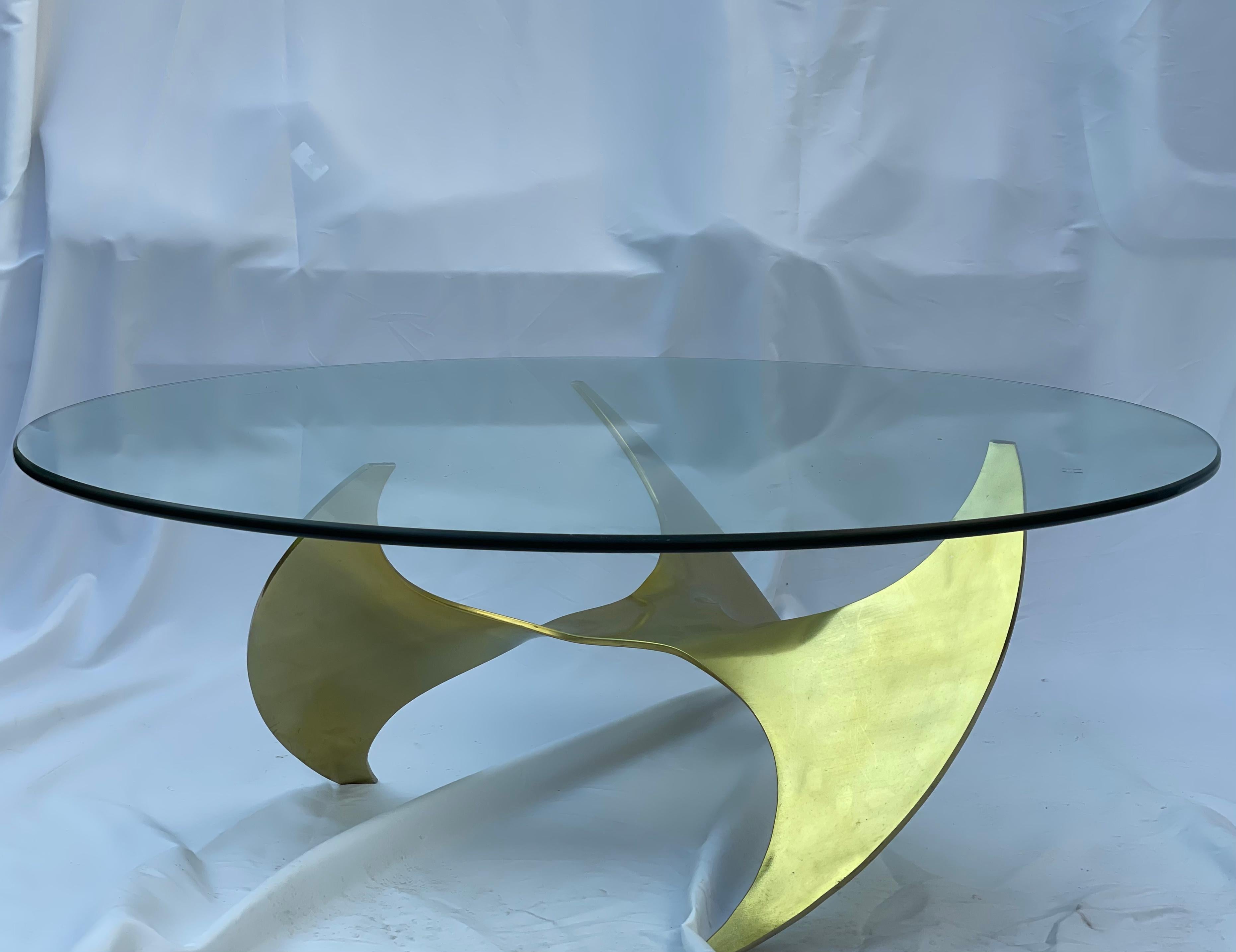 Propeller Coffee Table by Knut Hesterberg for Ronald Schmitt For Sale 1