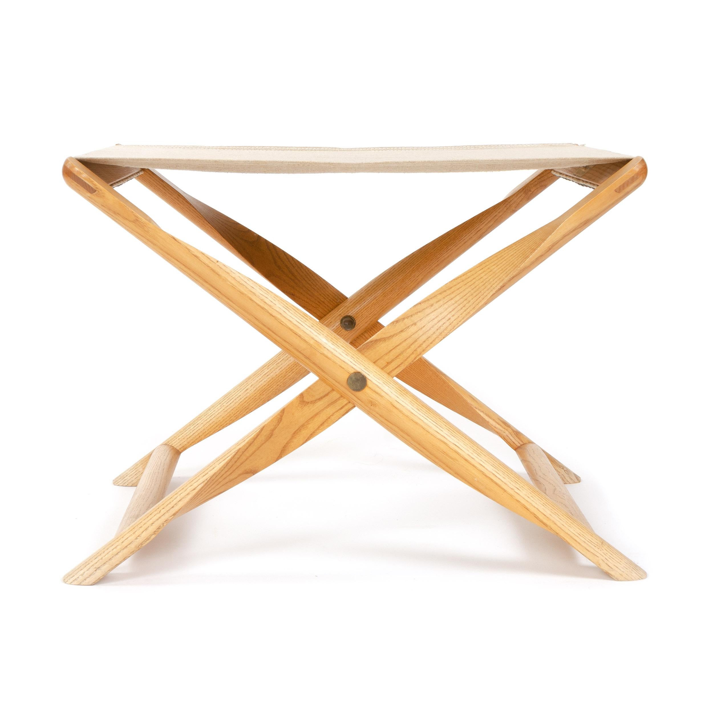 Scandinavian Modern Propeller Stool and Table by Kaare Klint