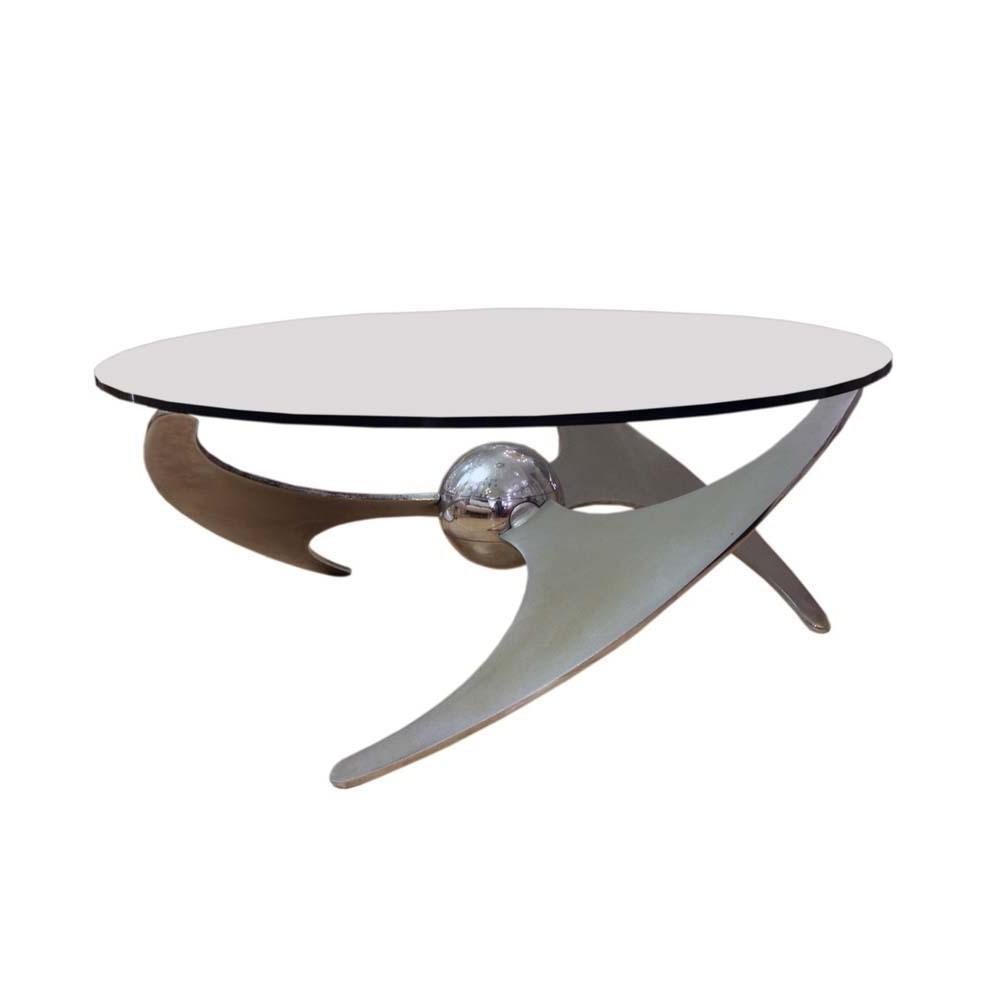 Propeller Table by L. Campanini for Cama, 1973 In Good Condition For Sale In Aachen, DE