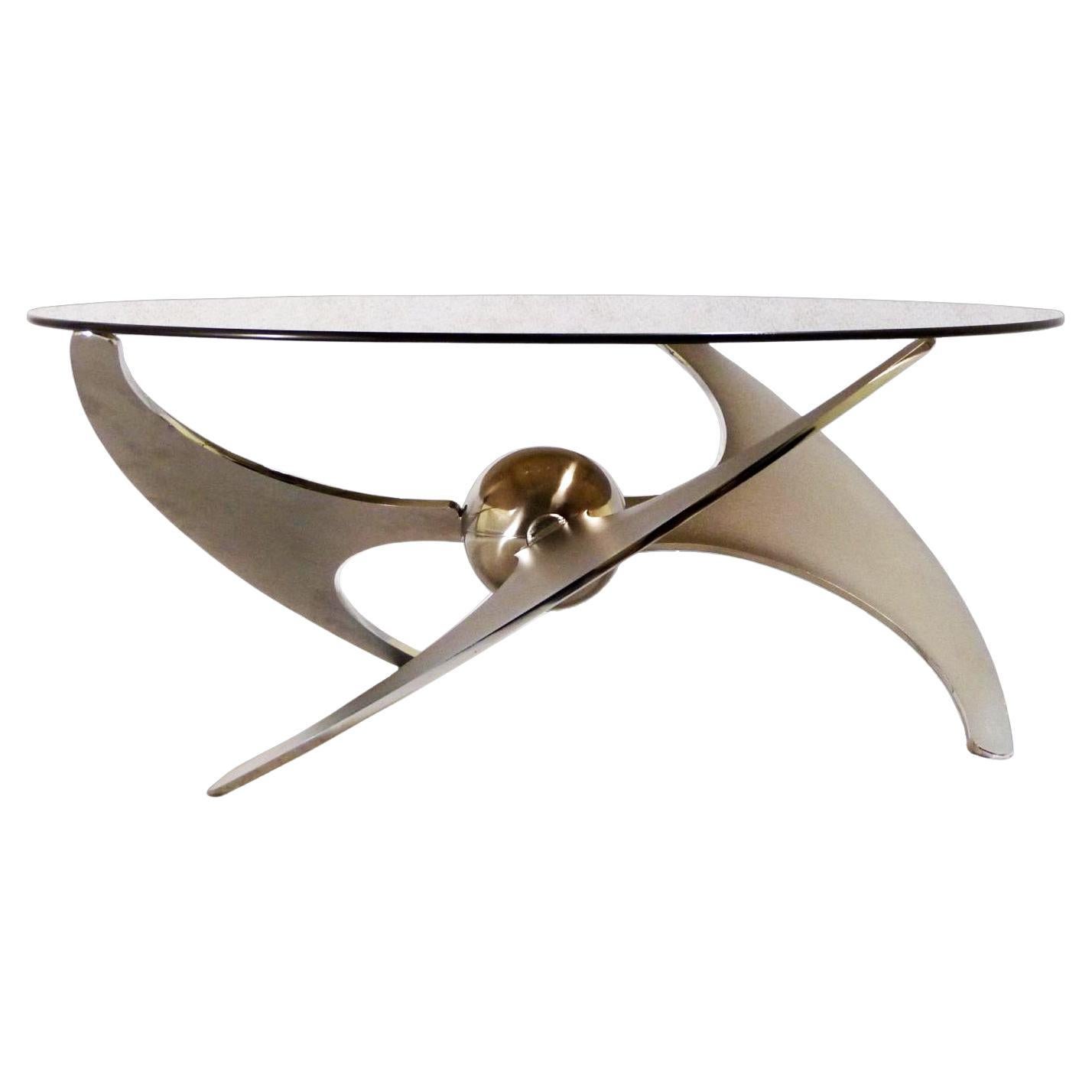 Propeller Table by L. Campanini for Cama, 1973 For Sale