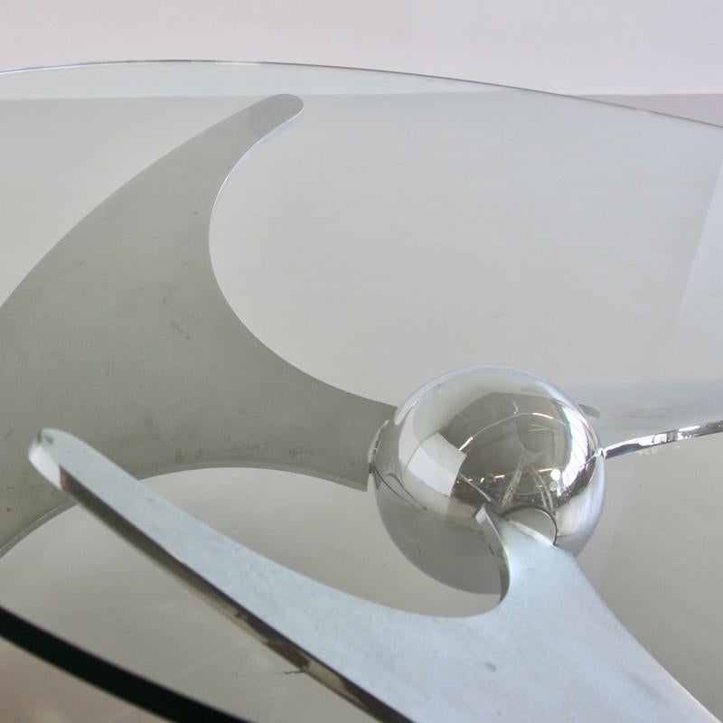 Modern Propeller Table by Luciano Campanini, 1973