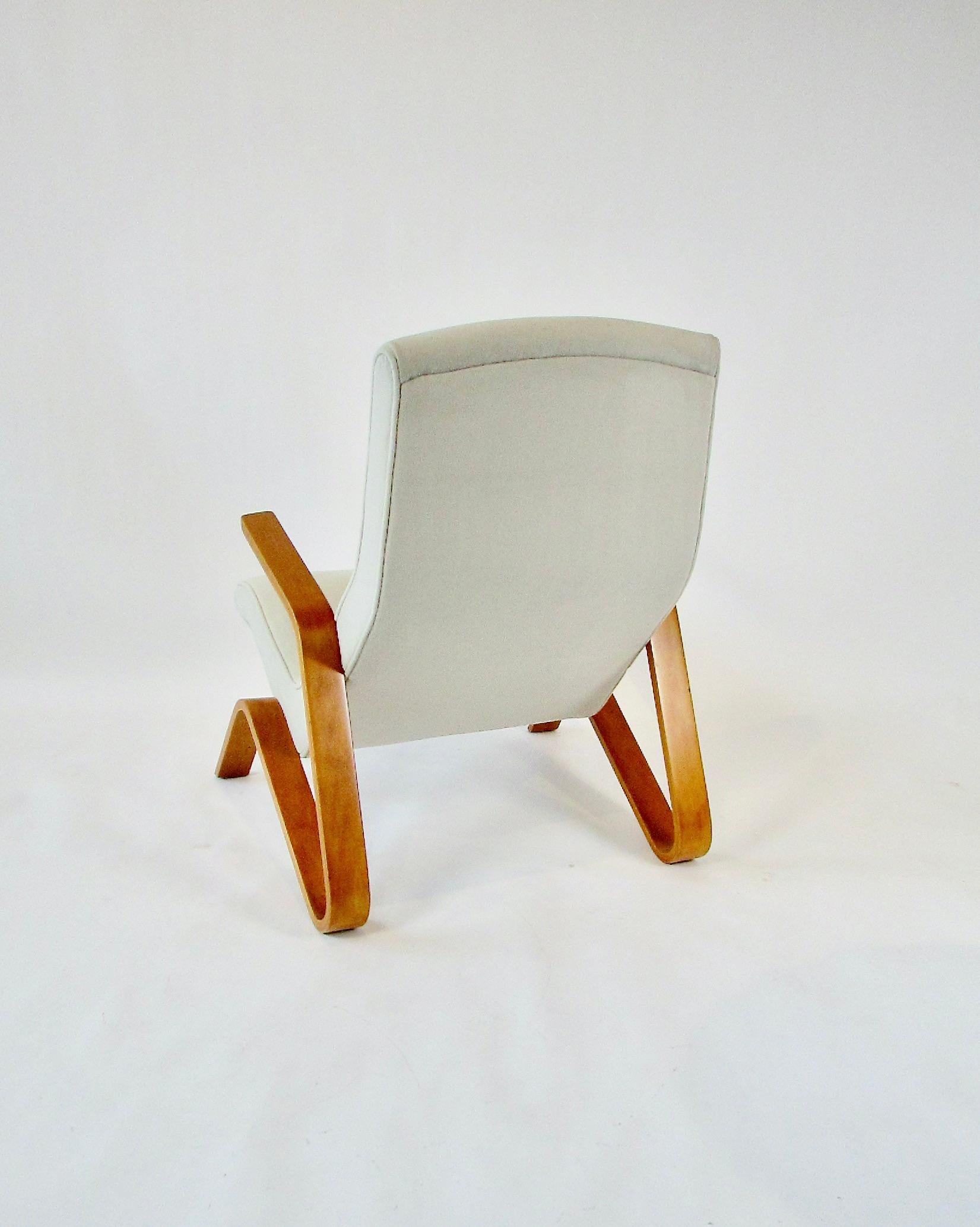 Ursprünglich restaurierter Grasshopper-Stuhl aus der frühen Produktion von Eero Saarinen für Knoll im Angebot 3