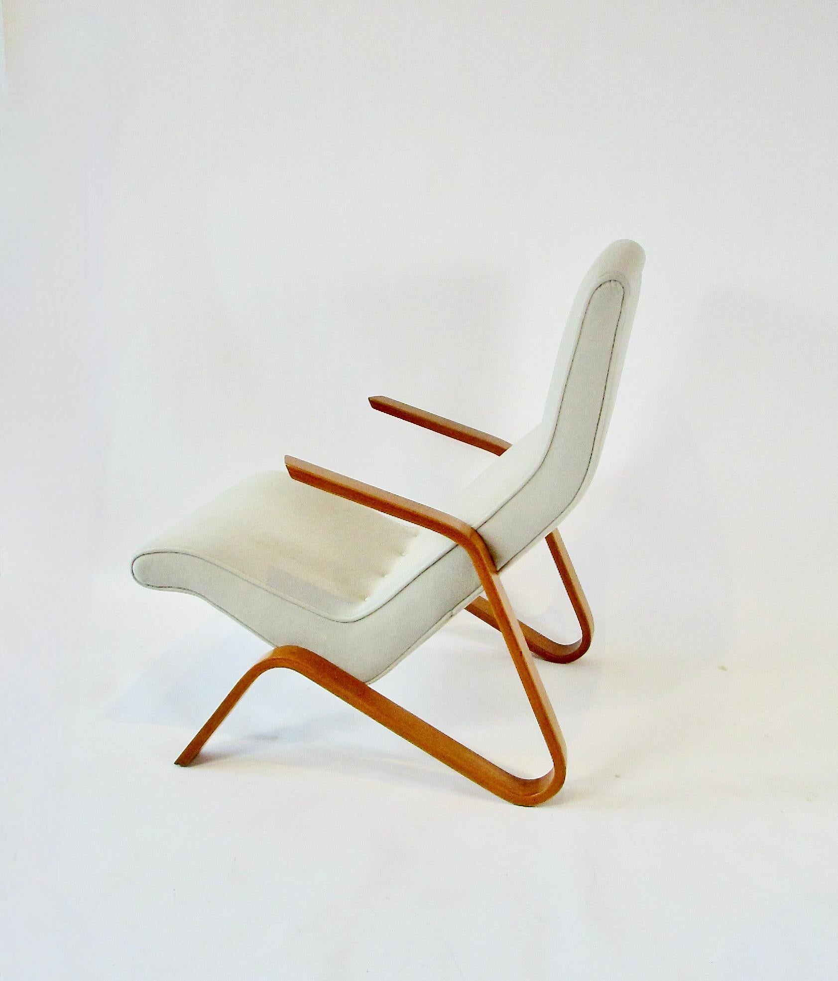 Ursprünglich restaurierter Grasshopper-Stuhl aus der frühen Produktion von Eero Saarinen für Knoll im Angebot 4