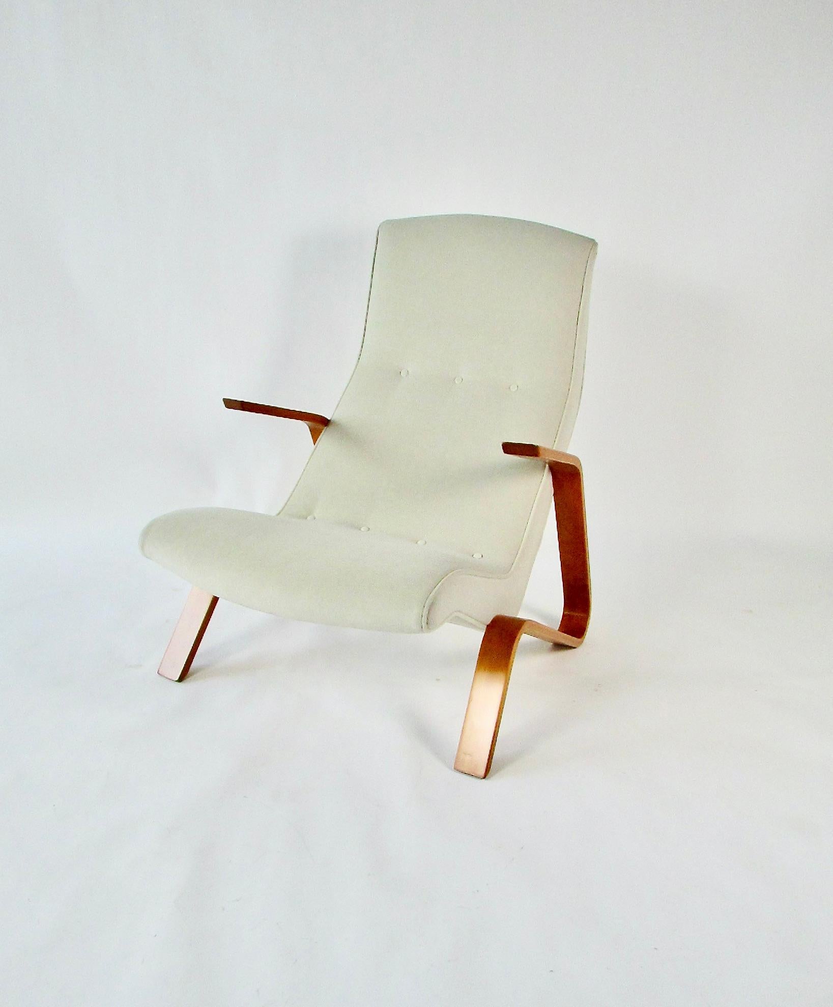 Ursprünglich restaurierter Grasshopper-Stuhl aus der frühen Produktion von Eero Saarinen für Knoll (Moderne der Mitte des Jahrhunderts) im Angebot