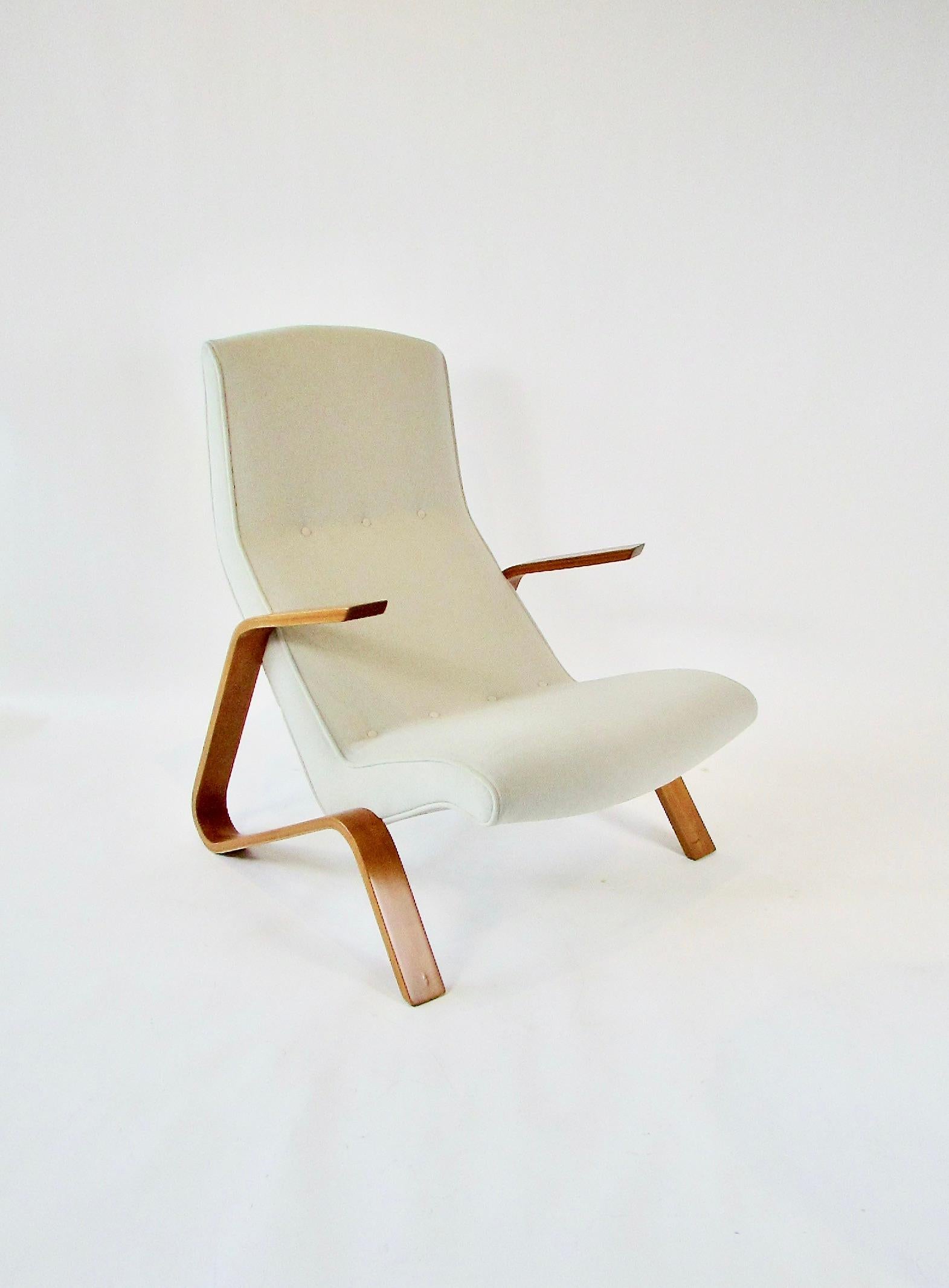 Ursprünglich restaurierter Grasshopper-Stuhl aus der frühen Produktion von Eero Saarinen für Knoll im Zustand „Gut“ im Angebot in Ferndale, MI