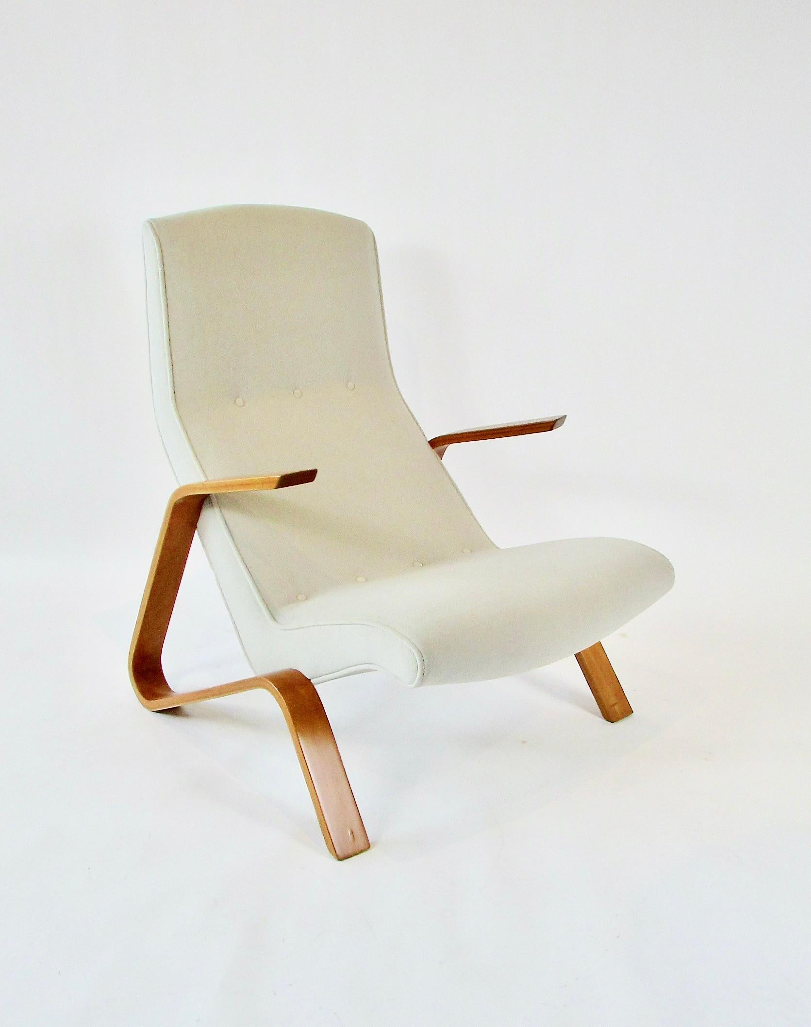 Ursprünglich restaurierter Grasshopper-Stuhl aus der frühen Produktion von Eero Saarinen für Knoll (20. Jahrhundert) im Angebot