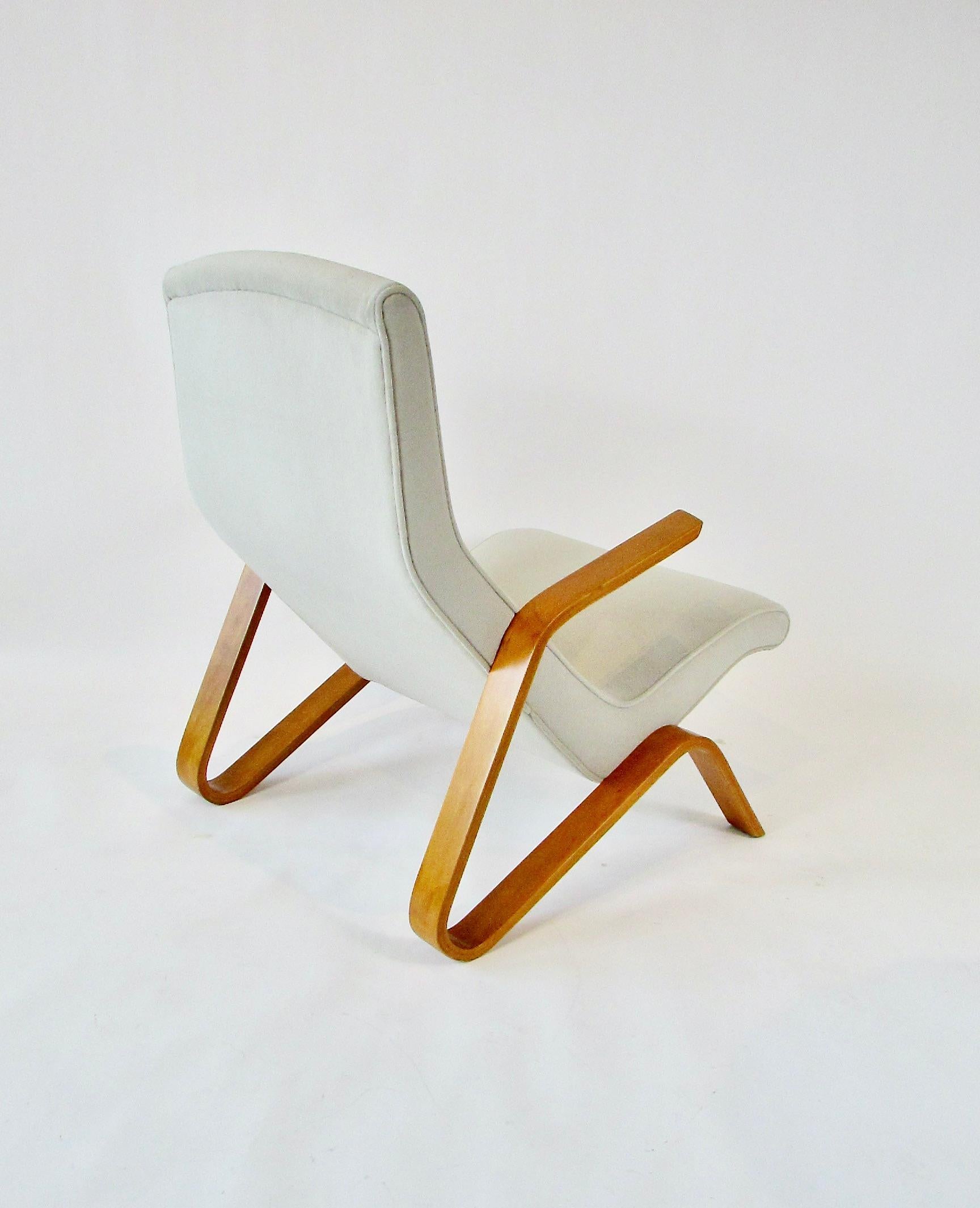 Ursprünglich restaurierter Grasshopper-Stuhl aus der frühen Produktion von Eero Saarinen für Knoll im Angebot 1