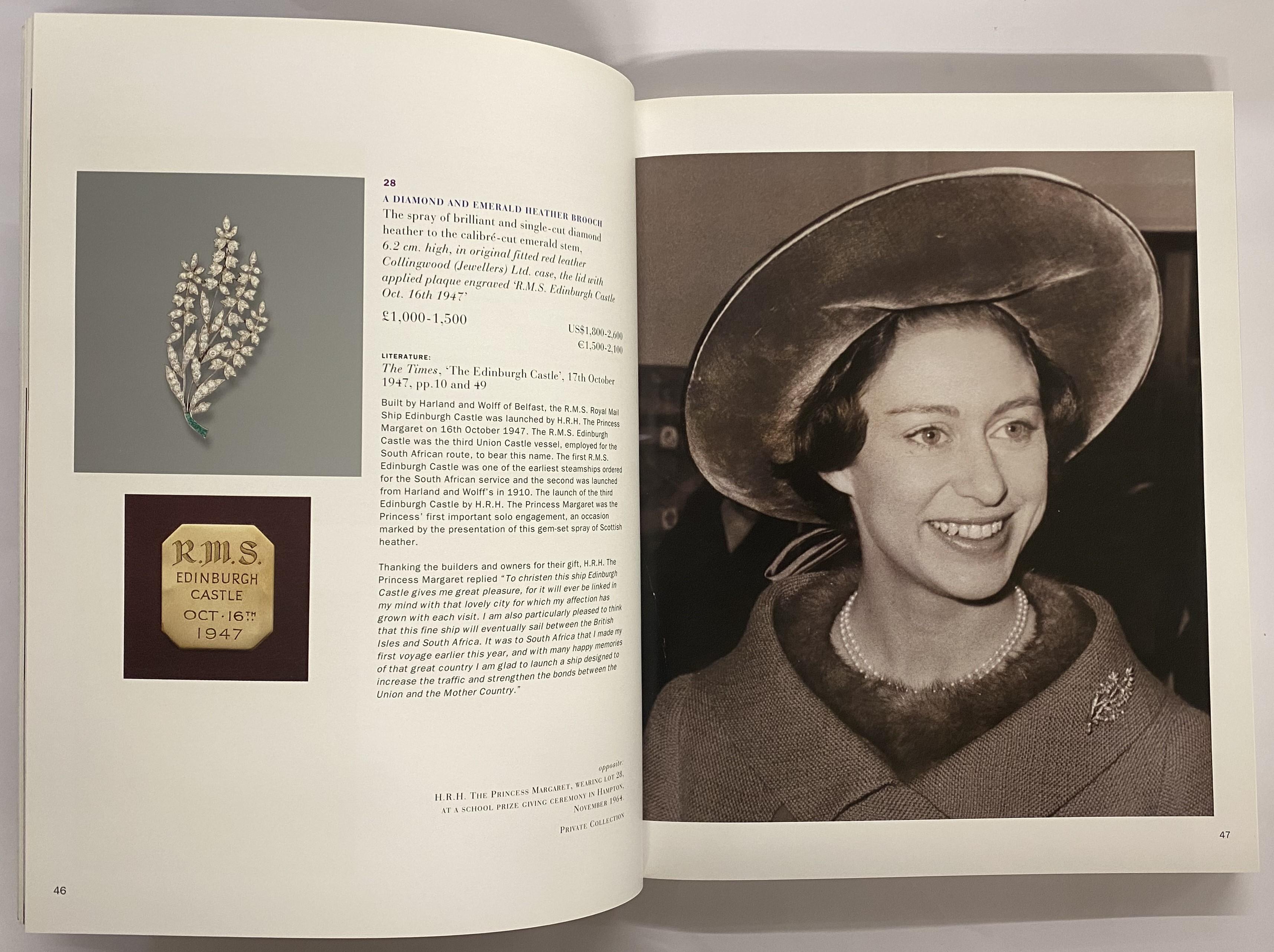 Countess of Snowden. (continued from title)
This is the two volume set of sales catalogues produced by Christie's for the sale of Princess Margaret's collection of personal effects. The sale took place on Tuesday 13th June and Wednesday 14th June