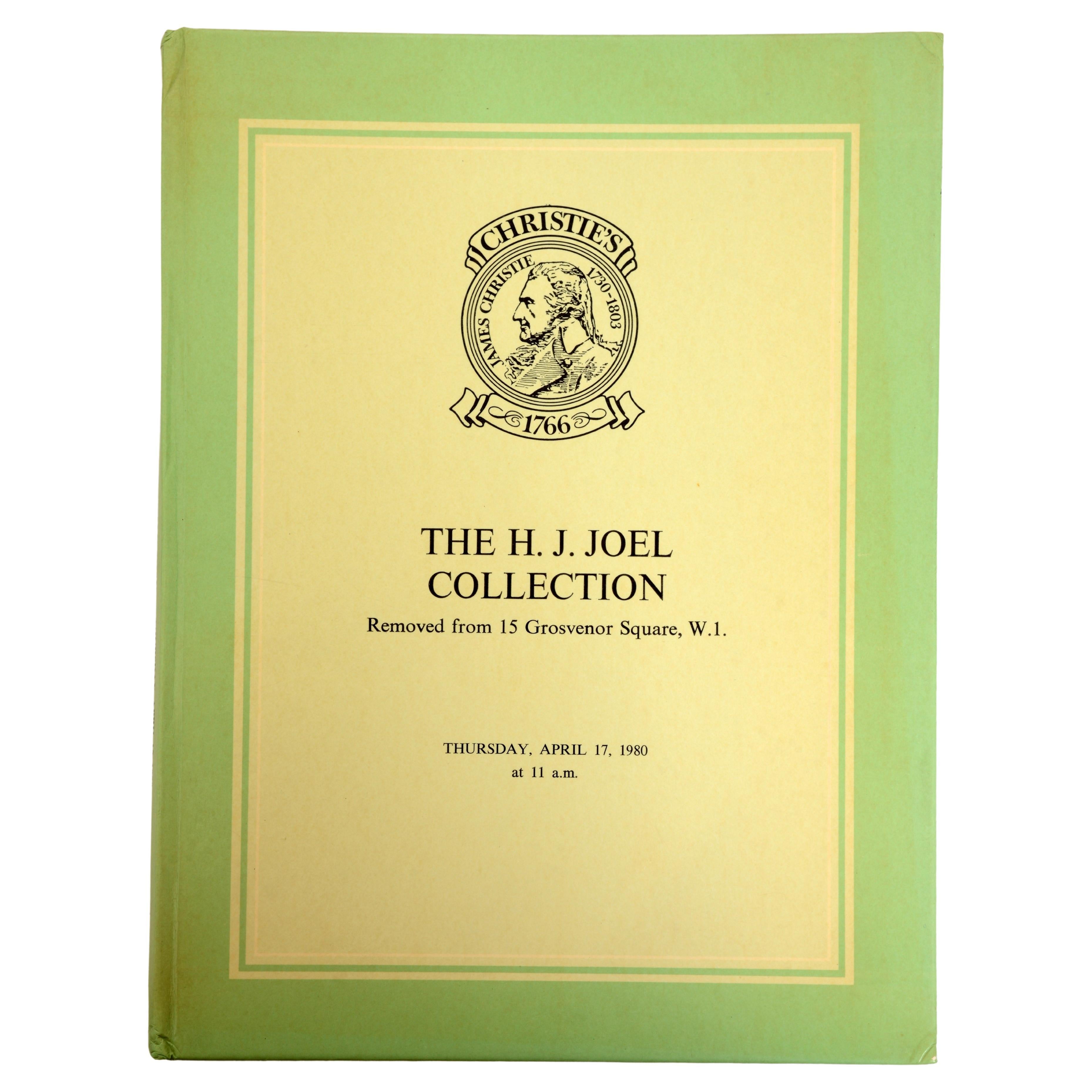 Property of H.J. Joel, Esq. Christie's on Thursday, April 17, 1980  For Sale