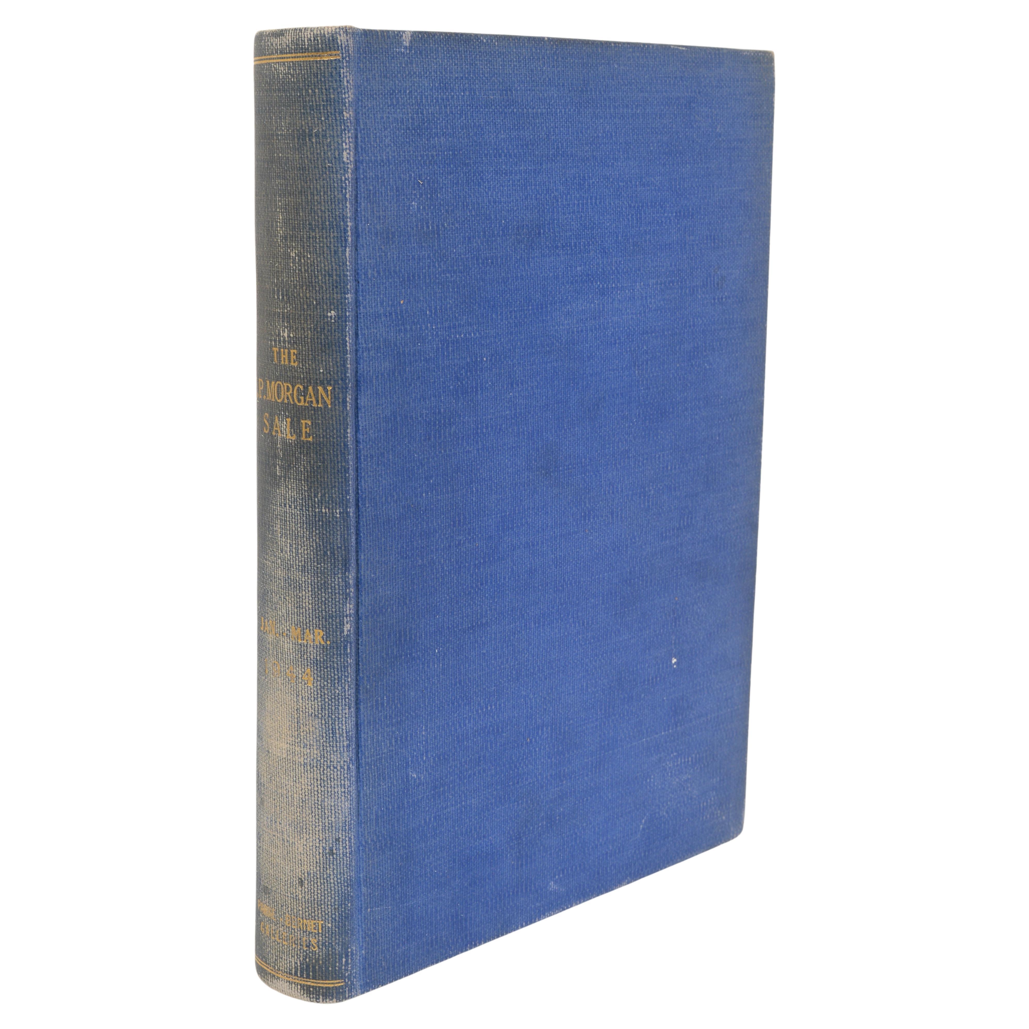Propriétaire La succession de la fin de J.P. Morgan, ensemble complet de catalogues de 1944