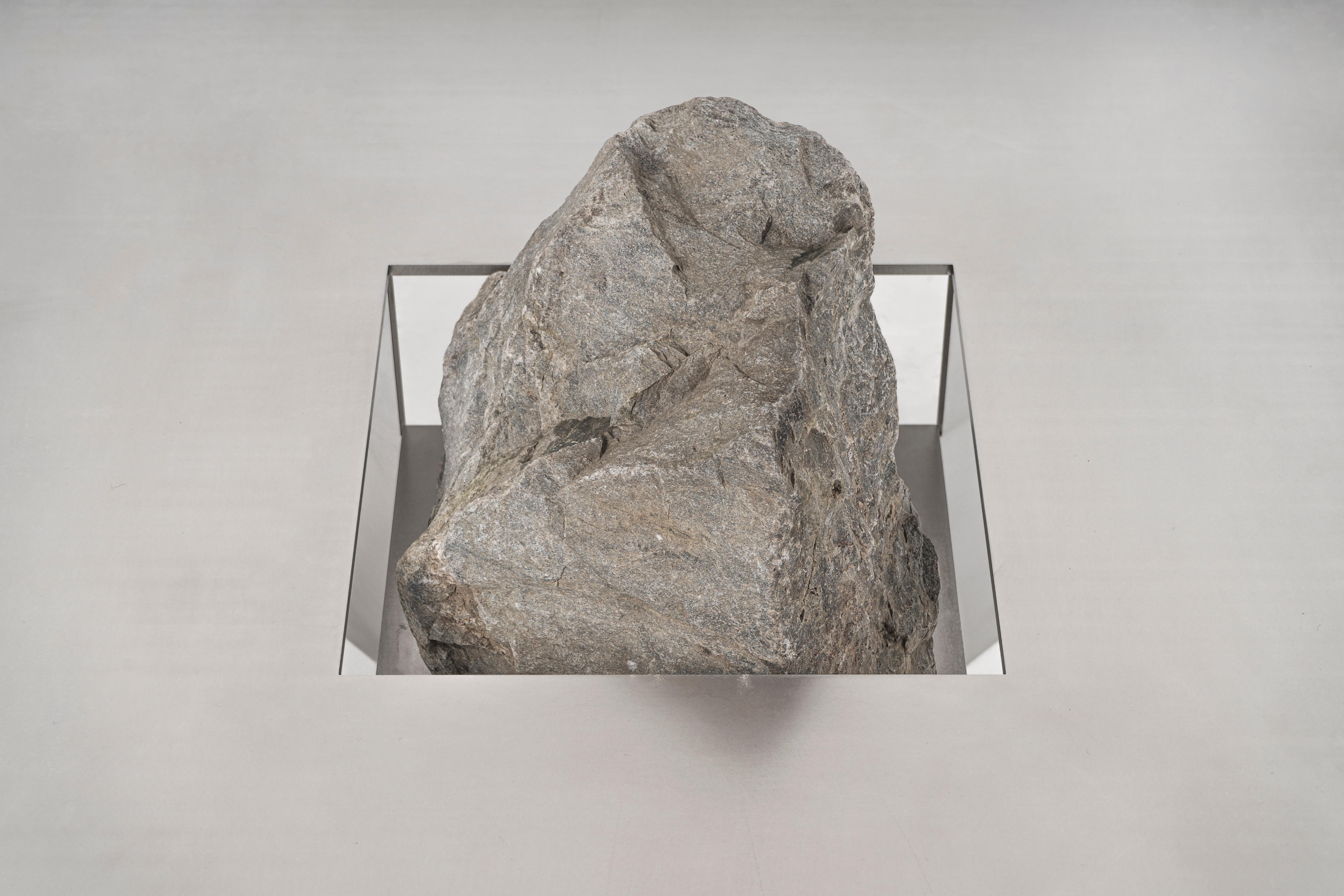 Modern Proportions of Stone Bench by Lee Sisan