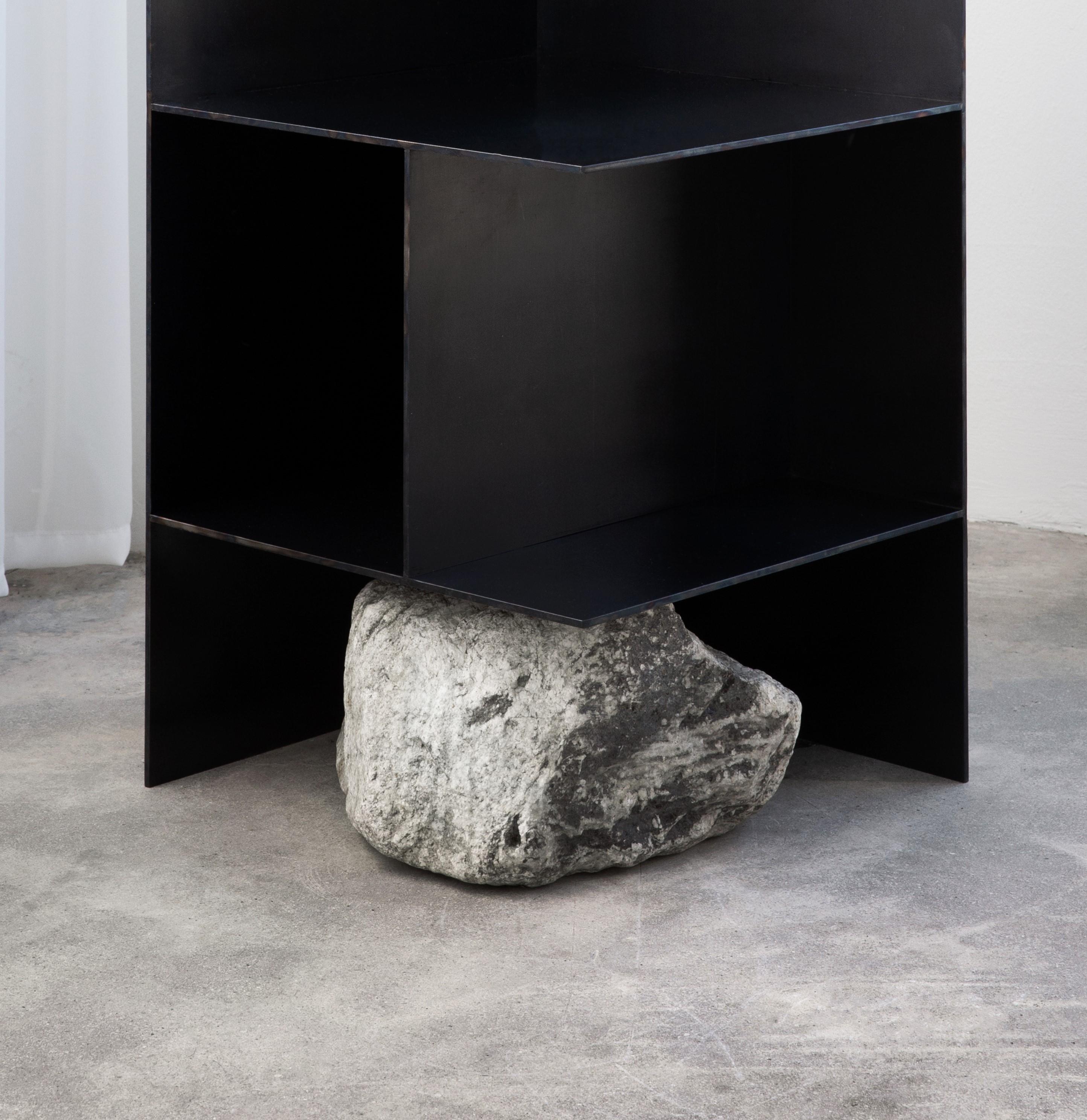 South Korean Proportions of Stone Chair I by Lee Sisan For Sale