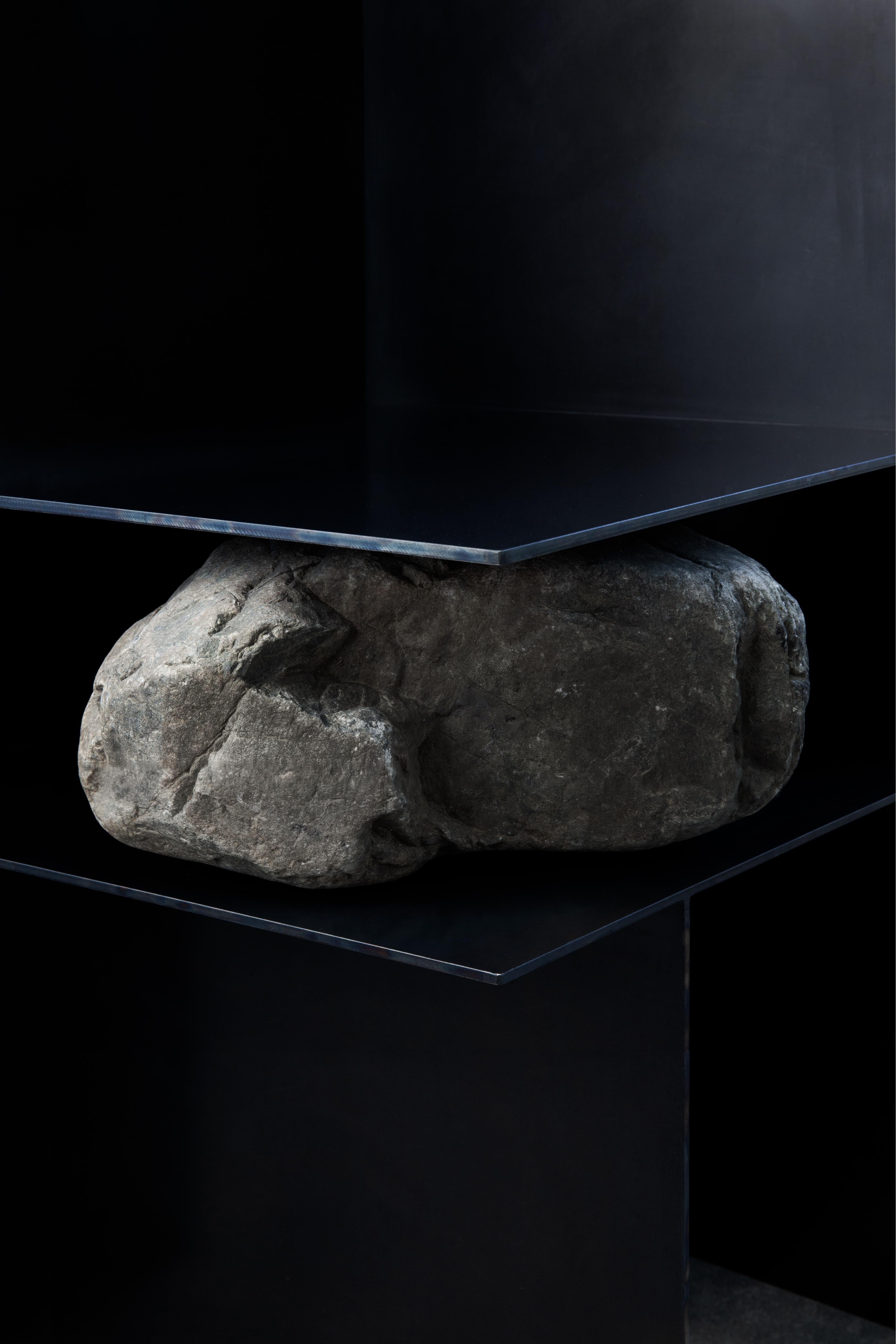 Modern Proportions of Stone Chair III by Lee Sisan For Sale