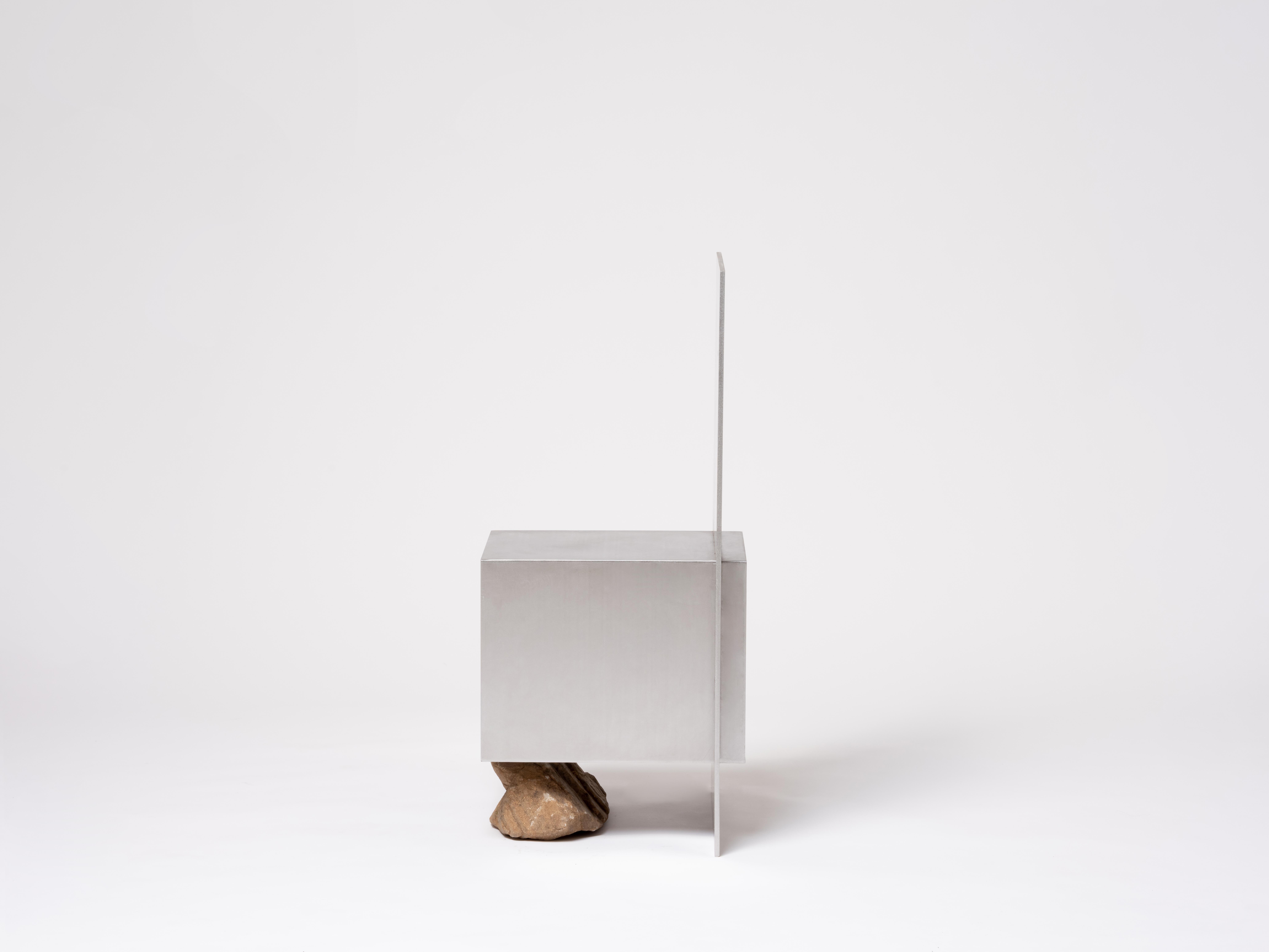 Modern Proportions of Stone Shelf by Lee Sisan For Sale