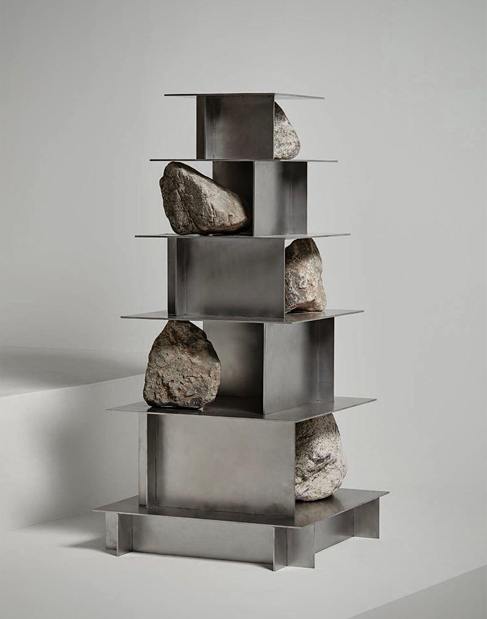 Contemporary Proportions of Stone Shelf Level 05 by Lee Sisan For Sale