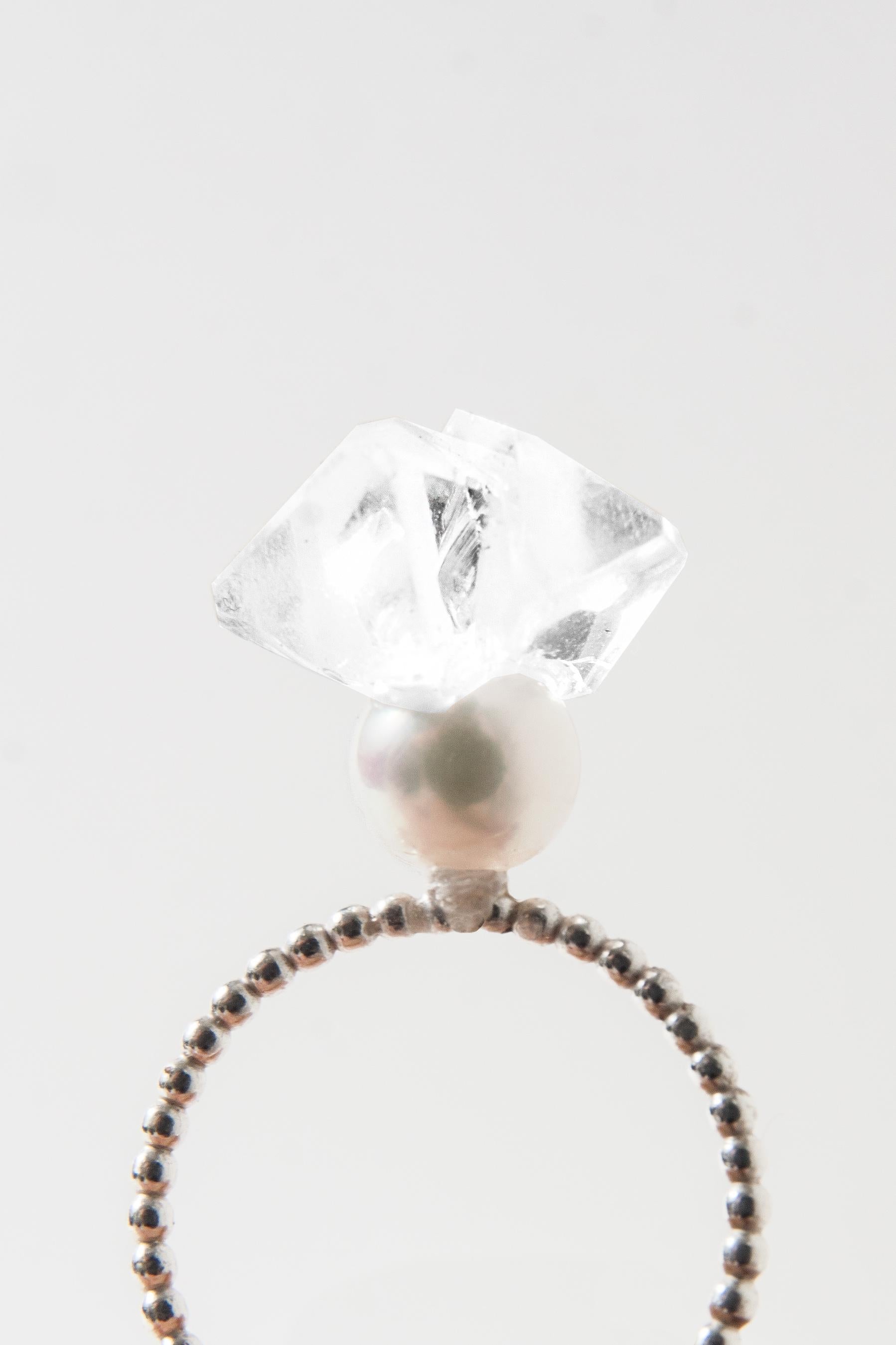 Proposal Ring Box in Pearls and Crystal Sculpted by Mark Sturkenboom 3