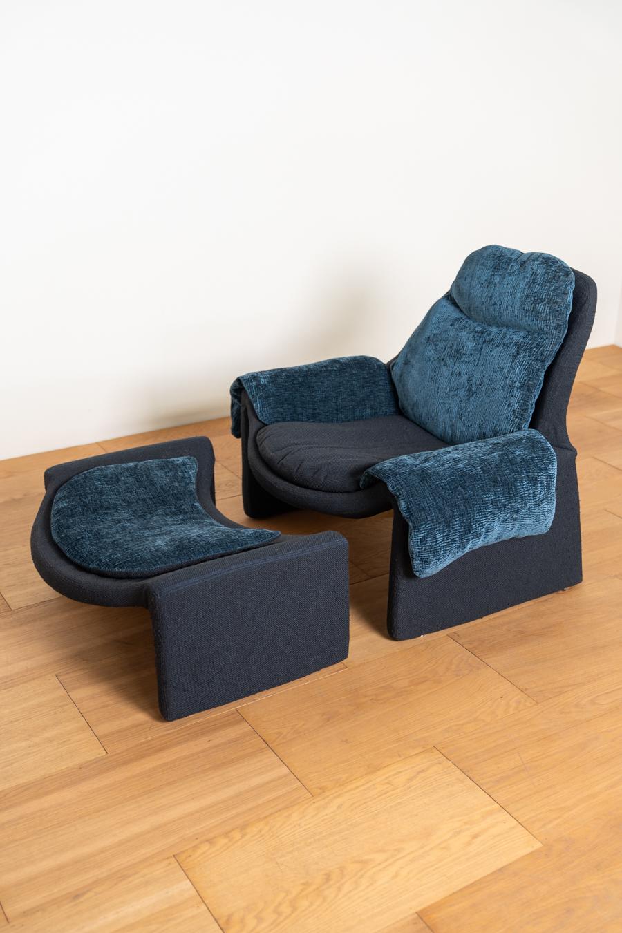 “PROPOSALS” Lounge Chair by Vittorio Introini for Saporiti, 1970s For Sale 2