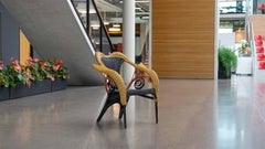 Fauteuil postmoderne Prorok en osier de Borek Sipek pour Driade