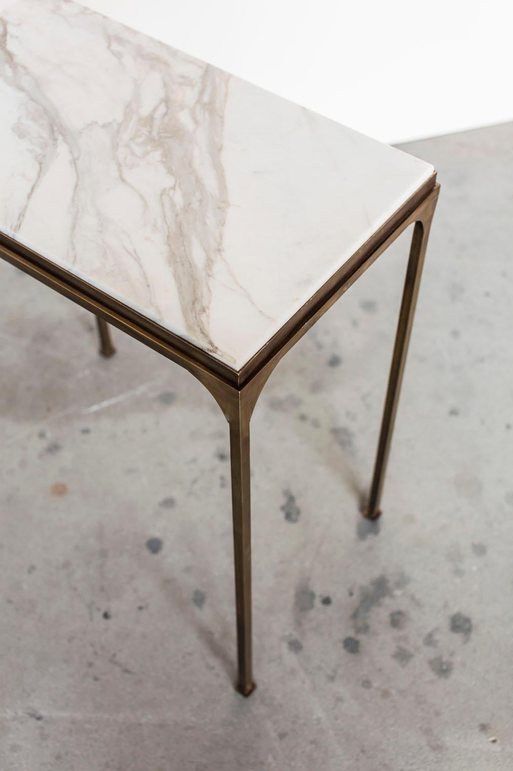 Brass Prosecco Small Side Table For Sale