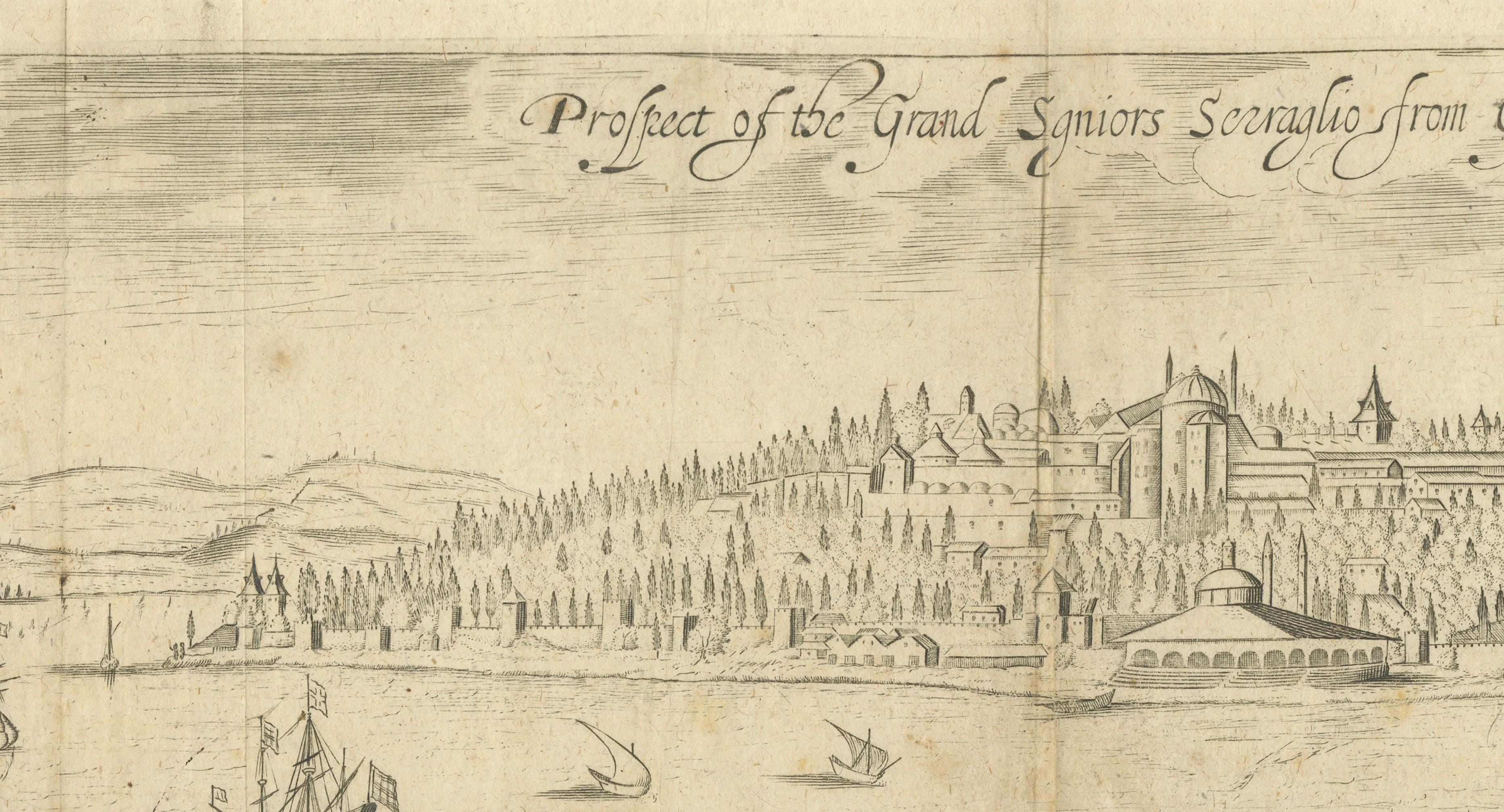 Prospect of the Grand Signior’s Seraglio from Galata – Constantinople, 1673