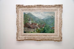 French Mountain Village French Impressionist Painting
