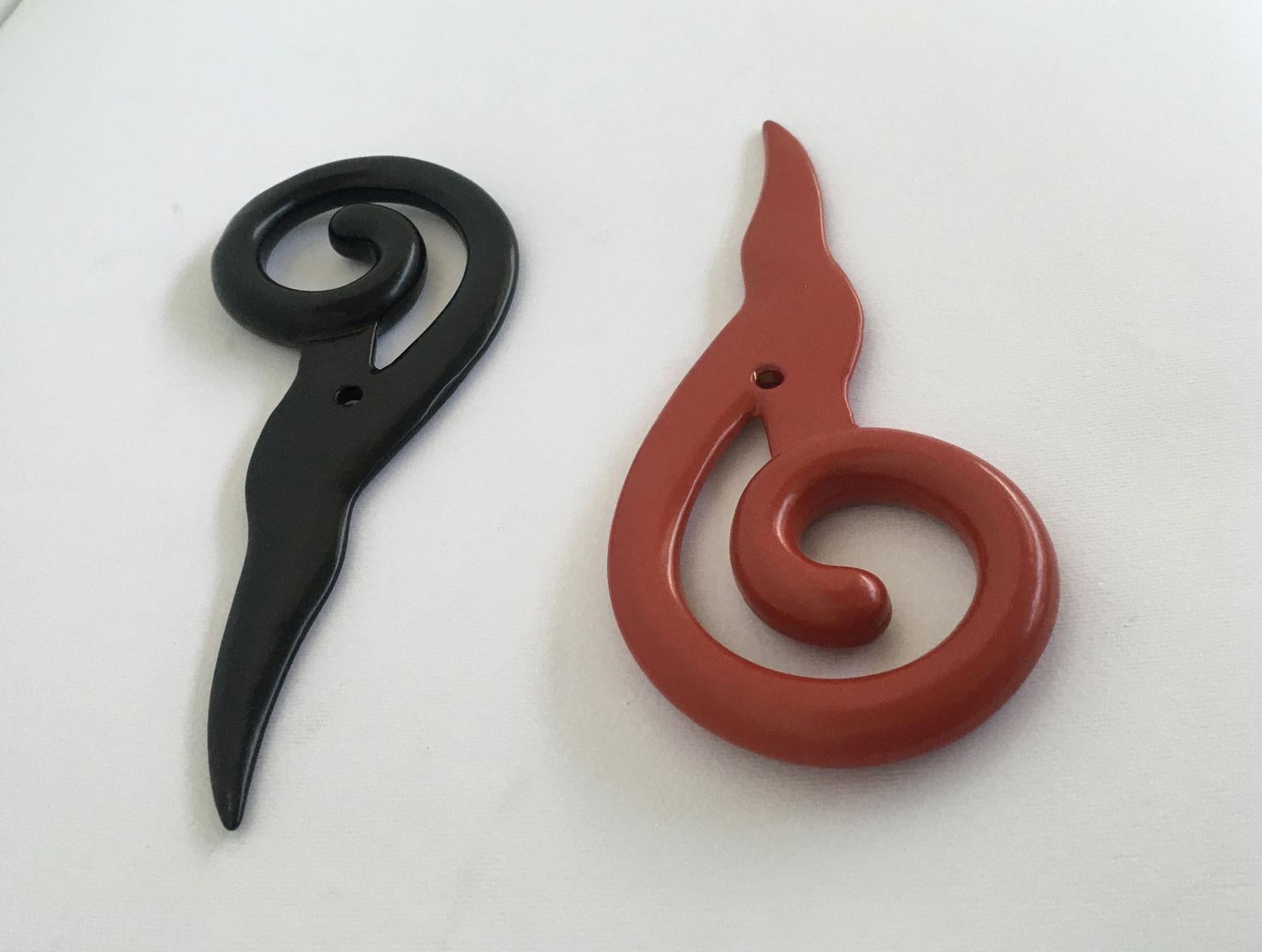Italy 1980 Post-Modern Abstract Red Laquered Bronze Sculpture Prospero Rasulo For Sale 11