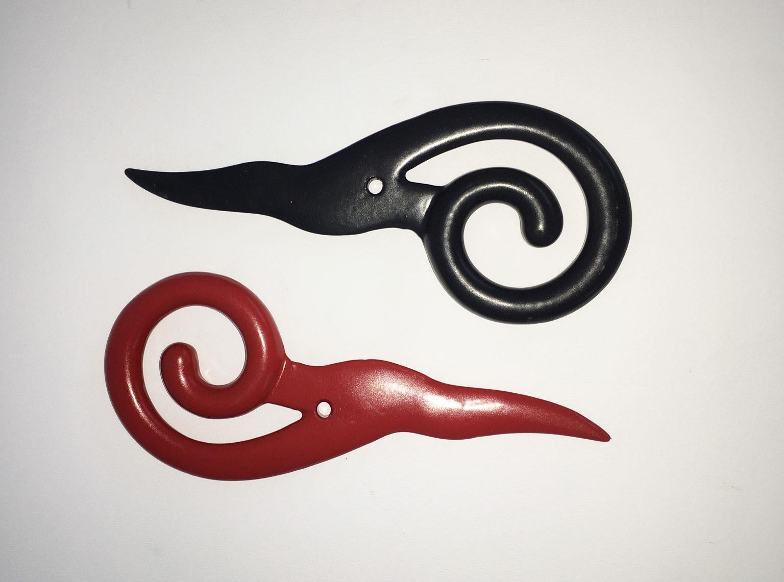 Italy 1980 Post-Modern Abstract Red Laquered Bronze Sculpture Prospero Rasulo For Sale 16
